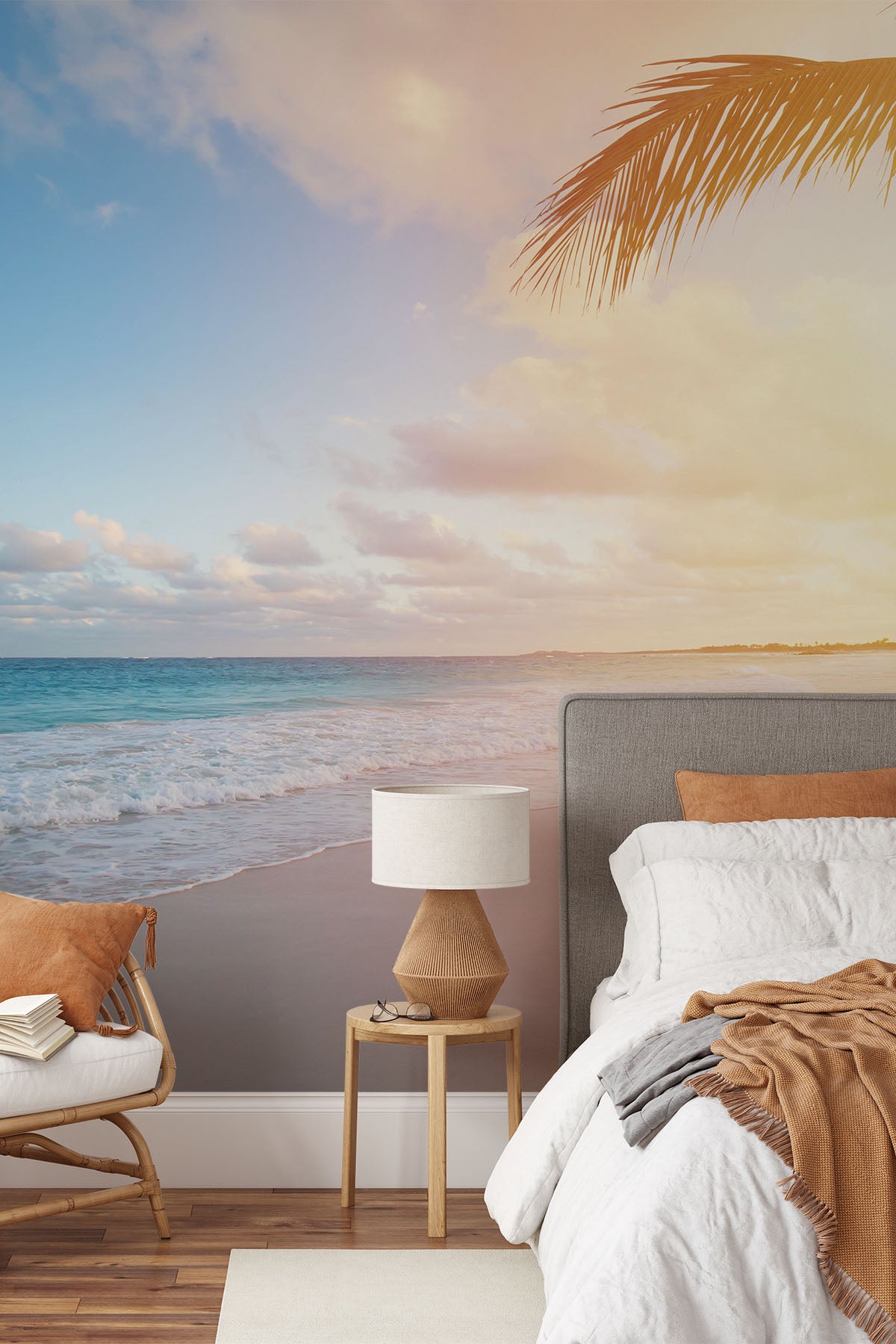 Panoramic Sunrise in Bali Wall Mural