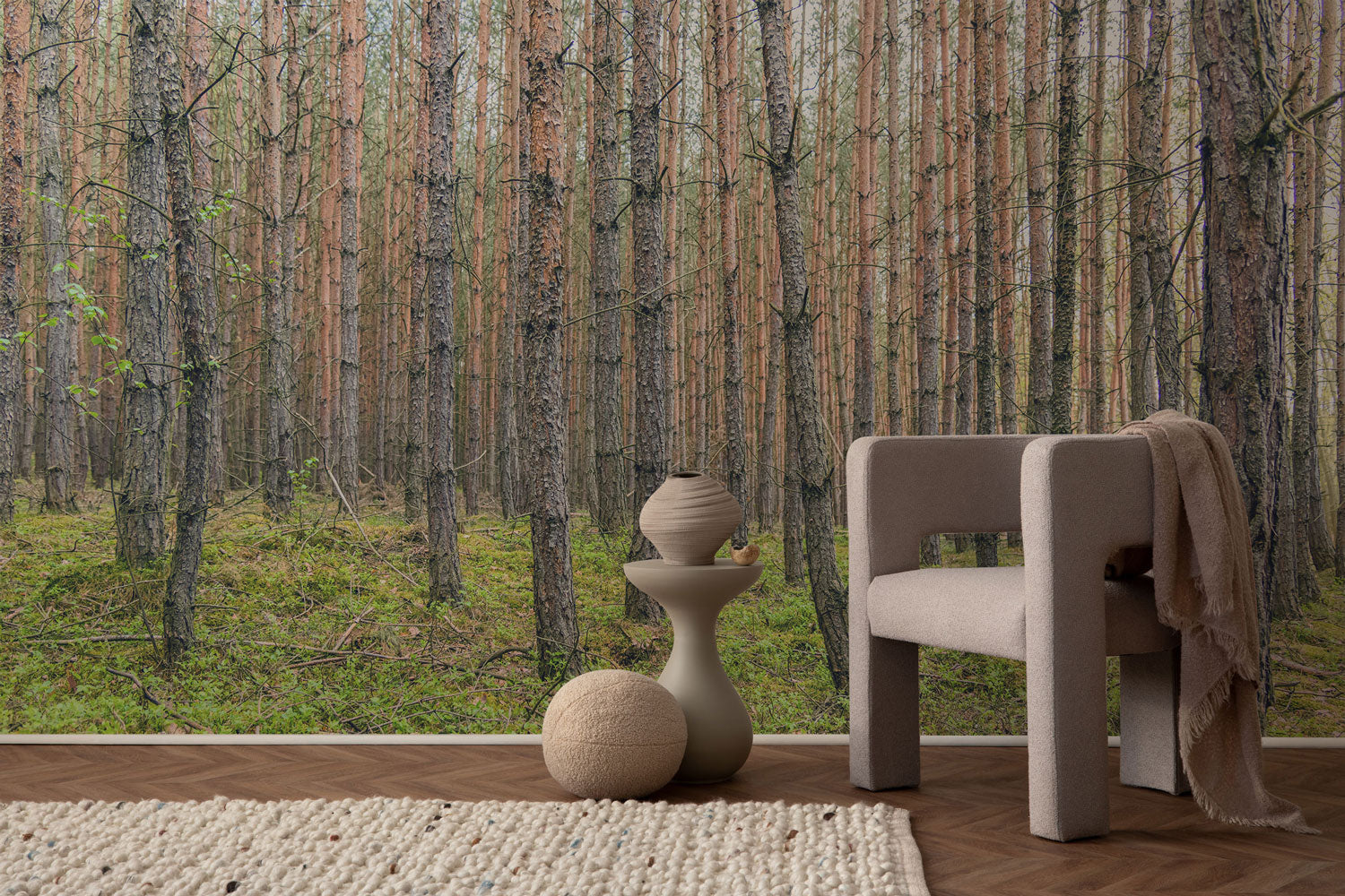 Trunk Haven Forest Wall Mural