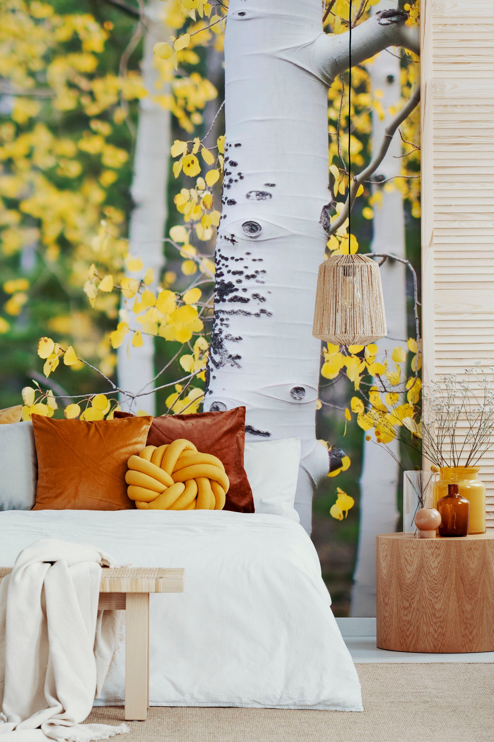 Aspen Trees wall Mural Wall Mural
