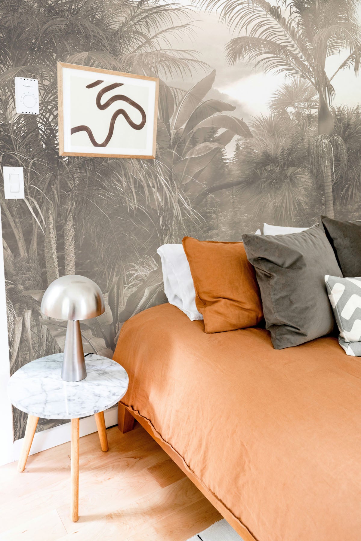 Palm and Banana Leaf Paradise Wall Mural