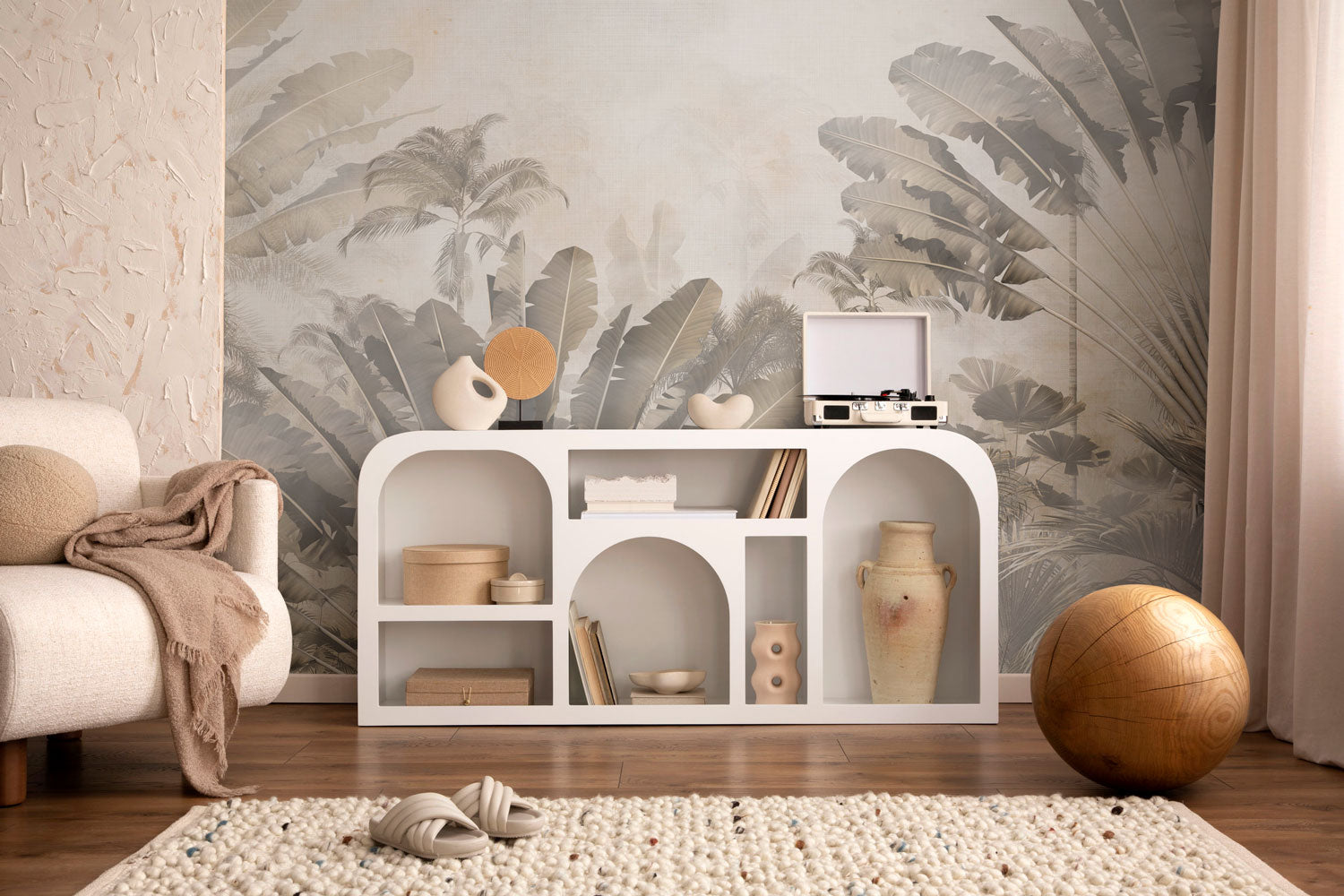 Tropical Oasis Palms Wall Mural