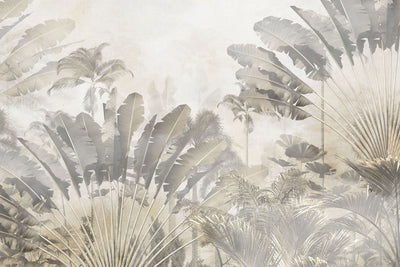 Tropical Oasis Palms Wall Mural