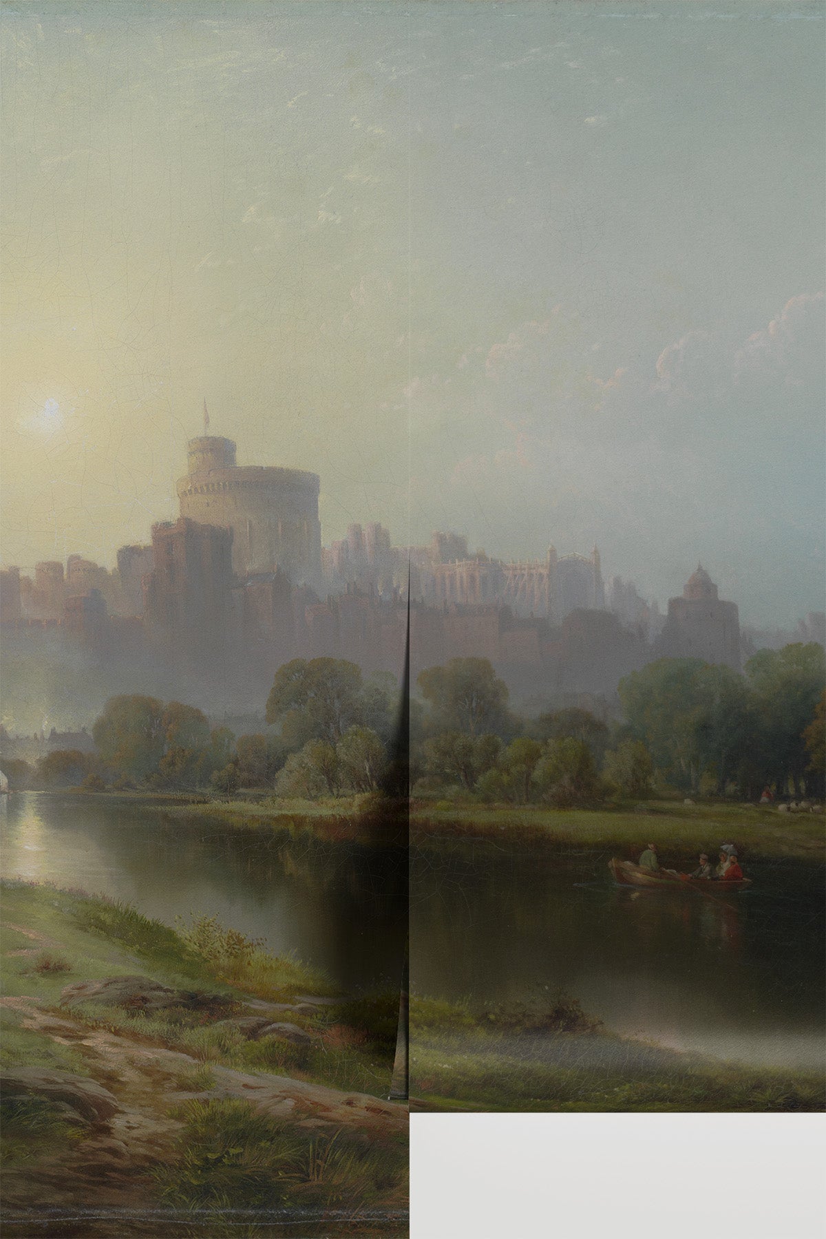 Vintage Windsor Castle Landscape