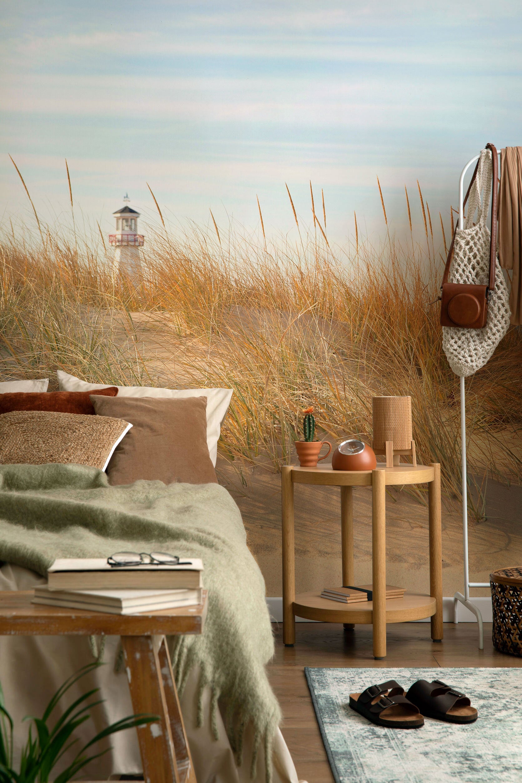 Beach Scene in Michigan Wall Mural