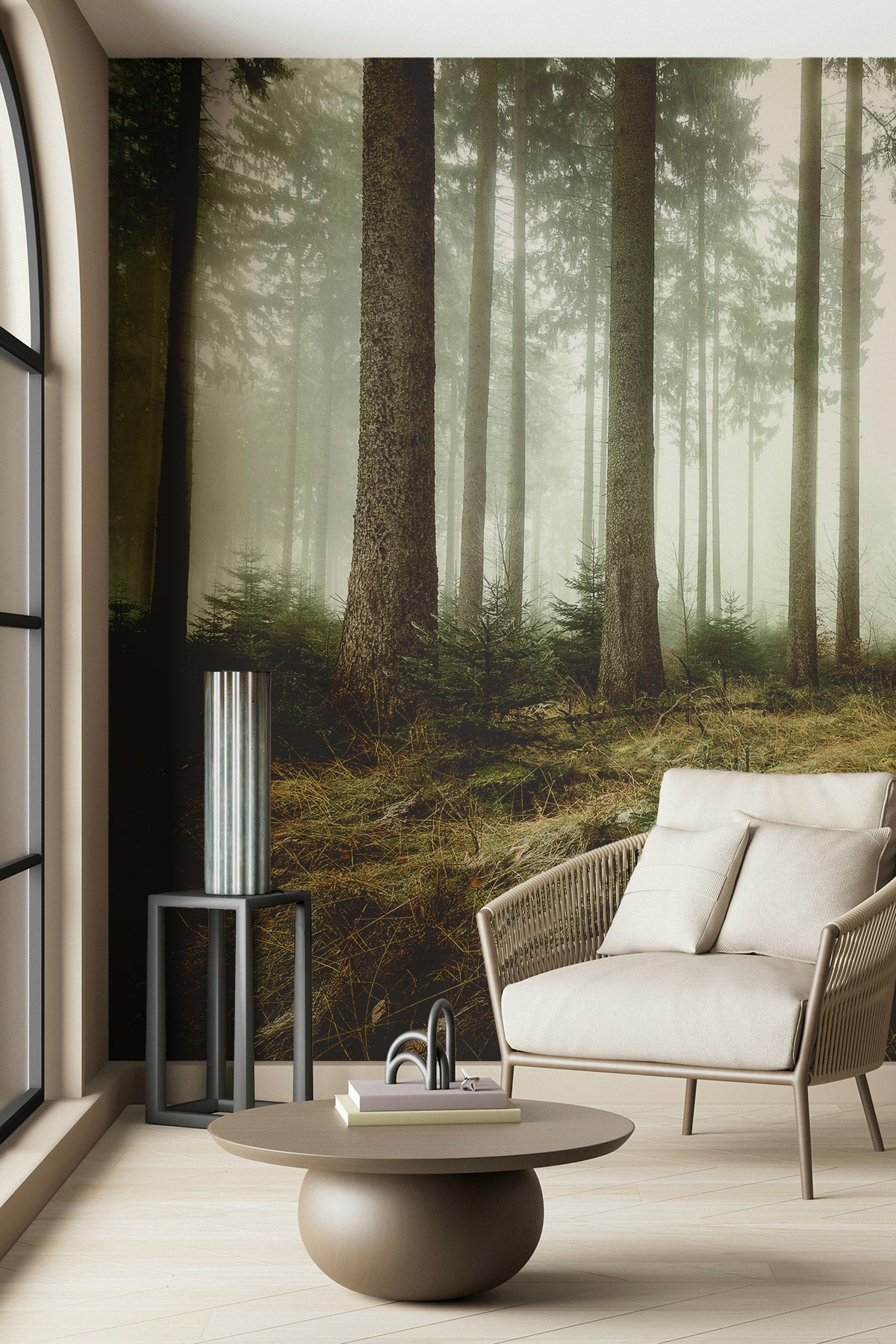 Autumn Sunrise in the Forest