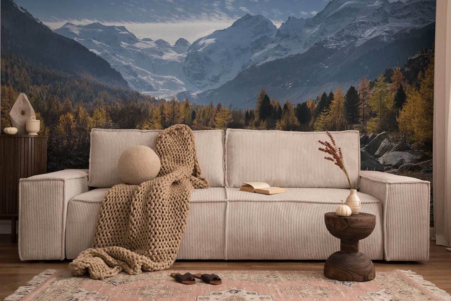 Morteratsch Glacier Wall Mural