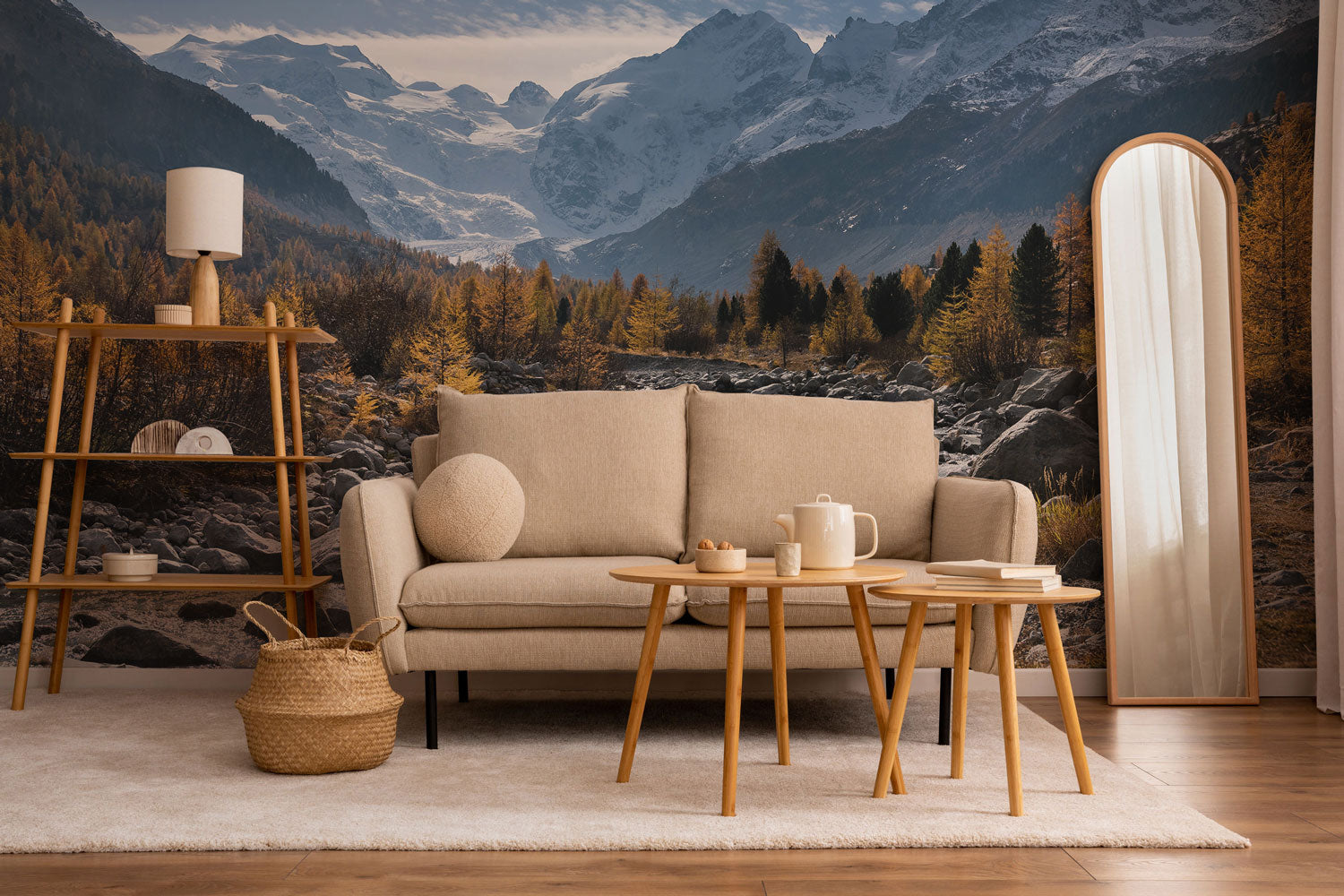 Morteratsch Glacier Wall Mural