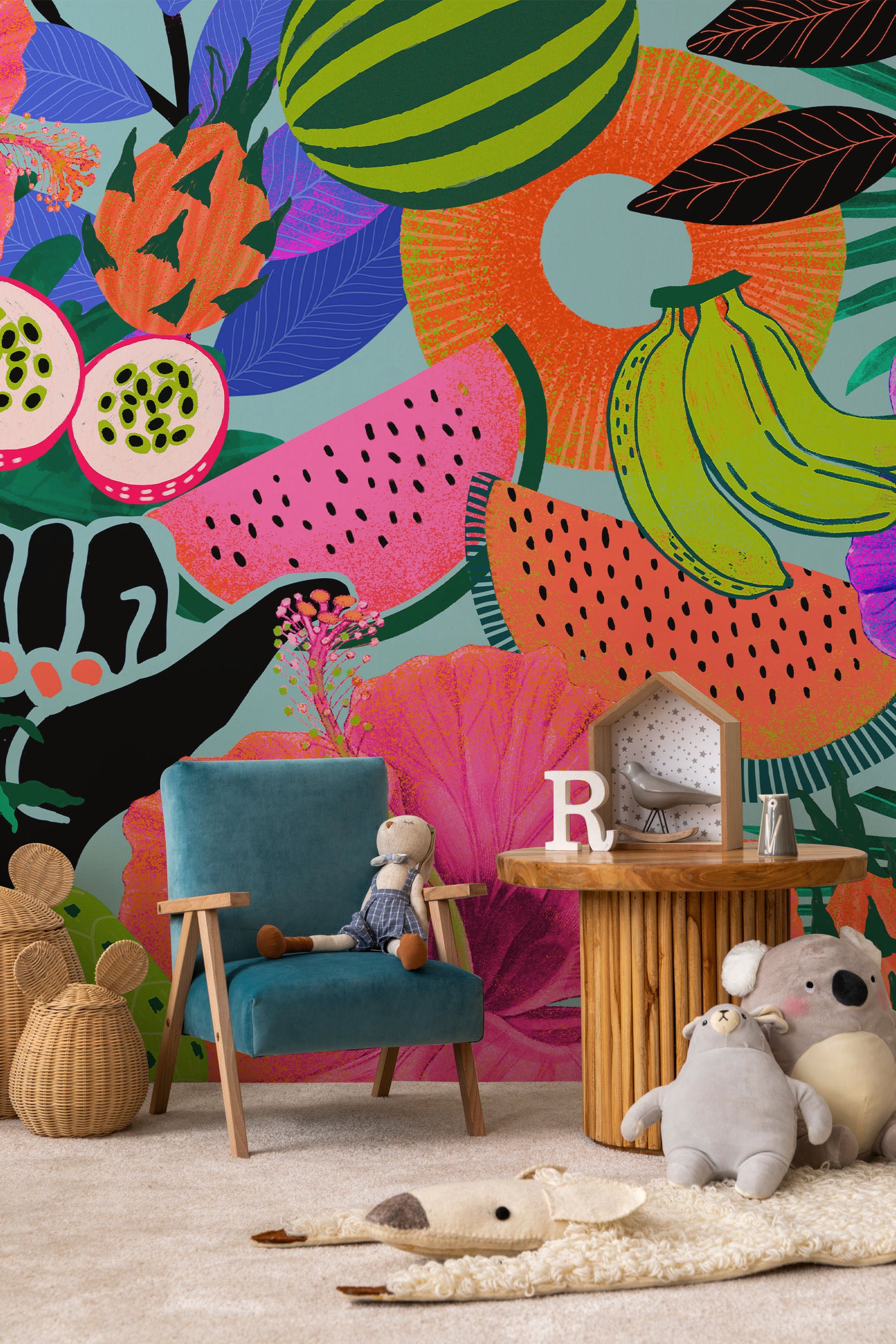 Summer Tropical Mix Wallpaper Mural
