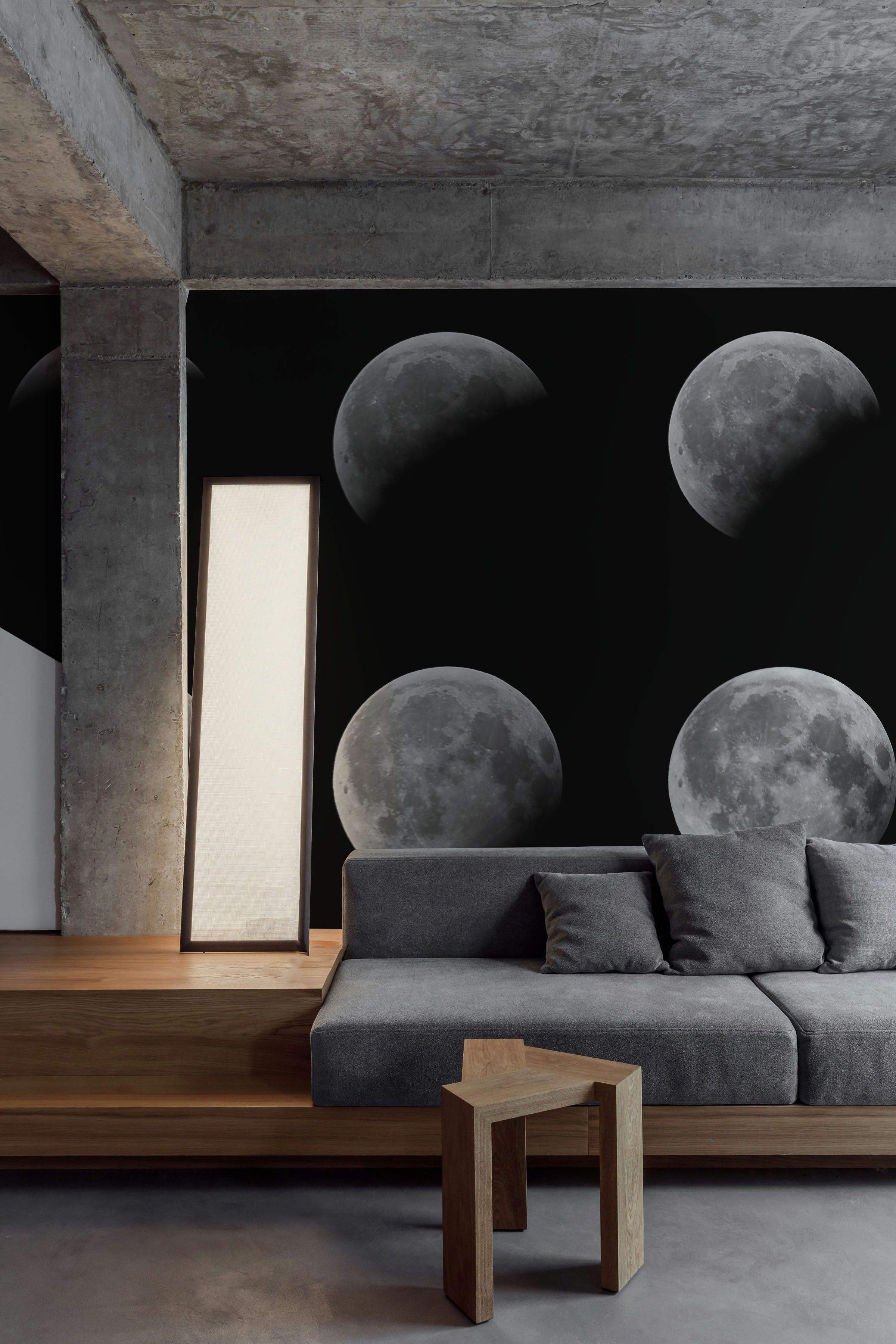Moon Phase Wall Mural