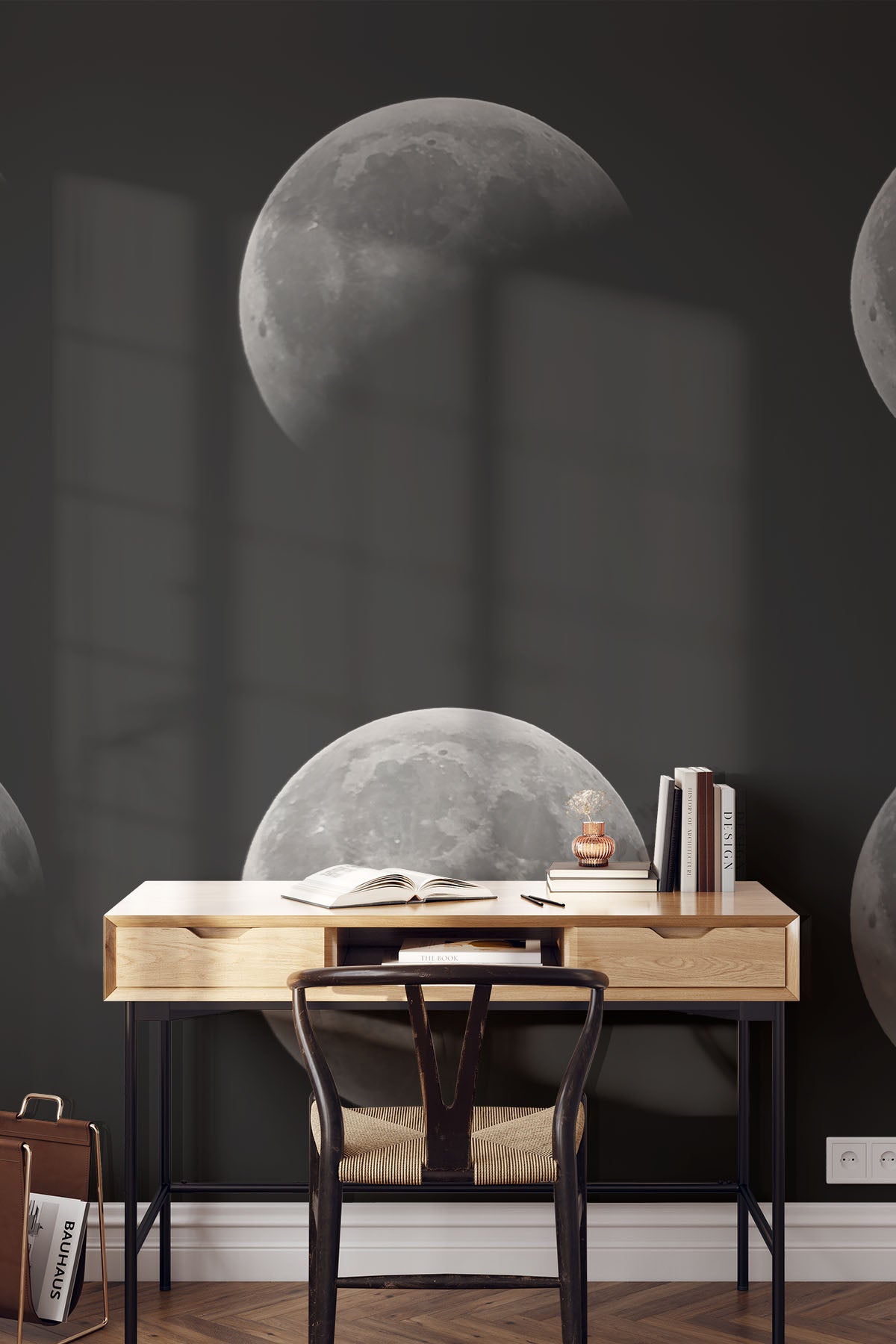 Moon Phase Wall Mural