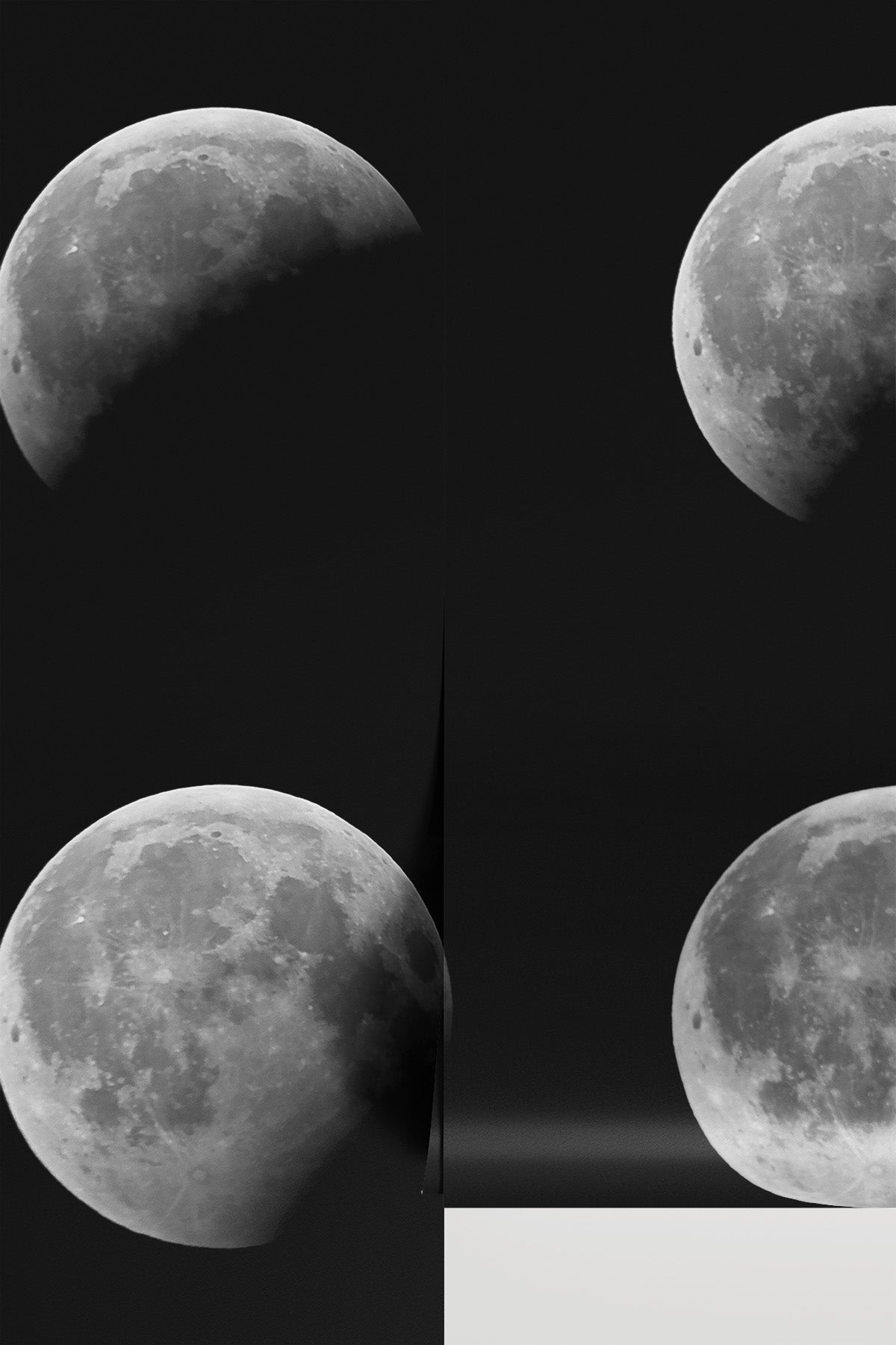 Moon Phase Wall Mural