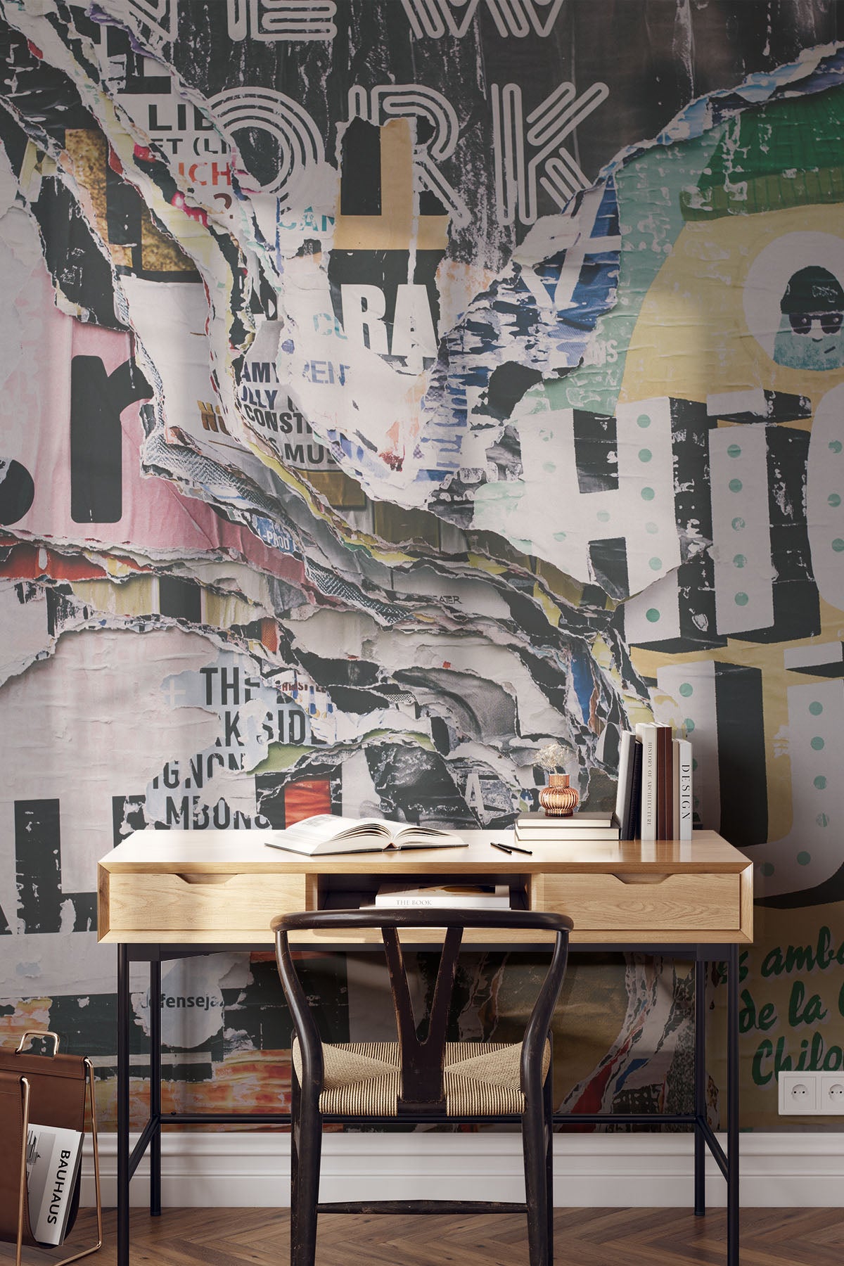 Layered Torn Posters