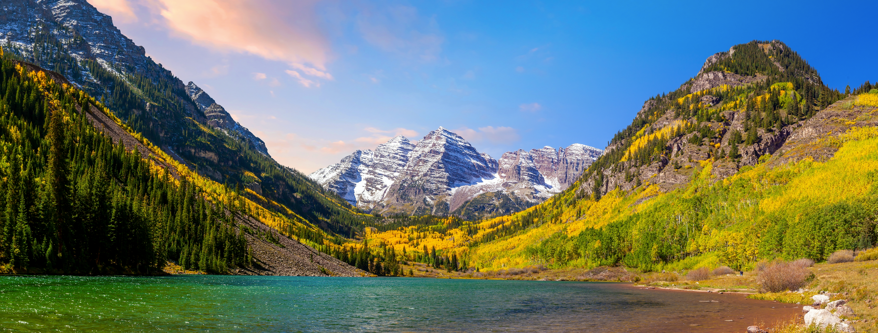 Maroon Bells and Maroon Lake