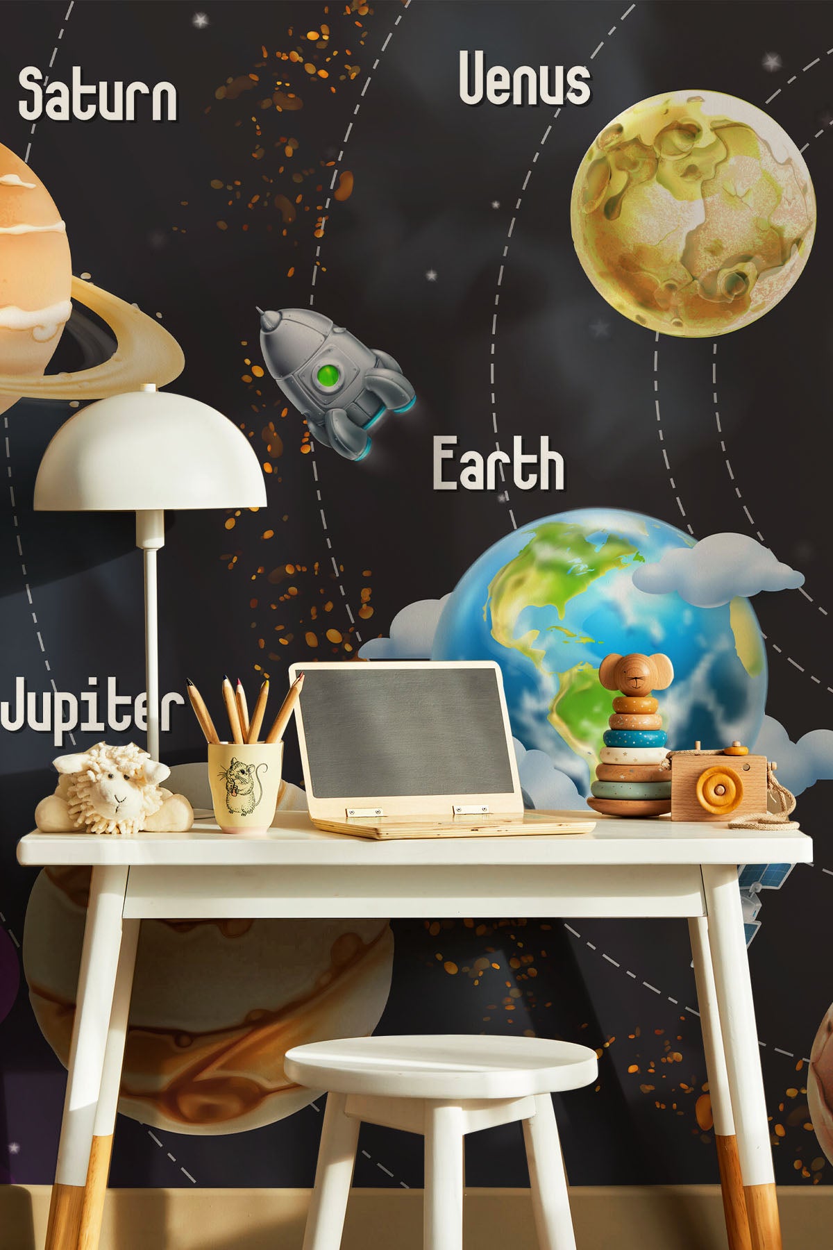Children's Galaxy Wall Mural