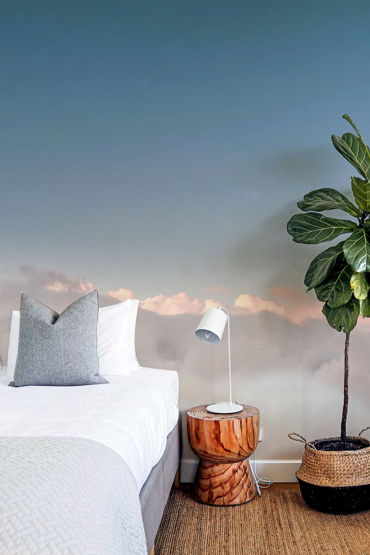 Evening Above The Clouds Wall Mural