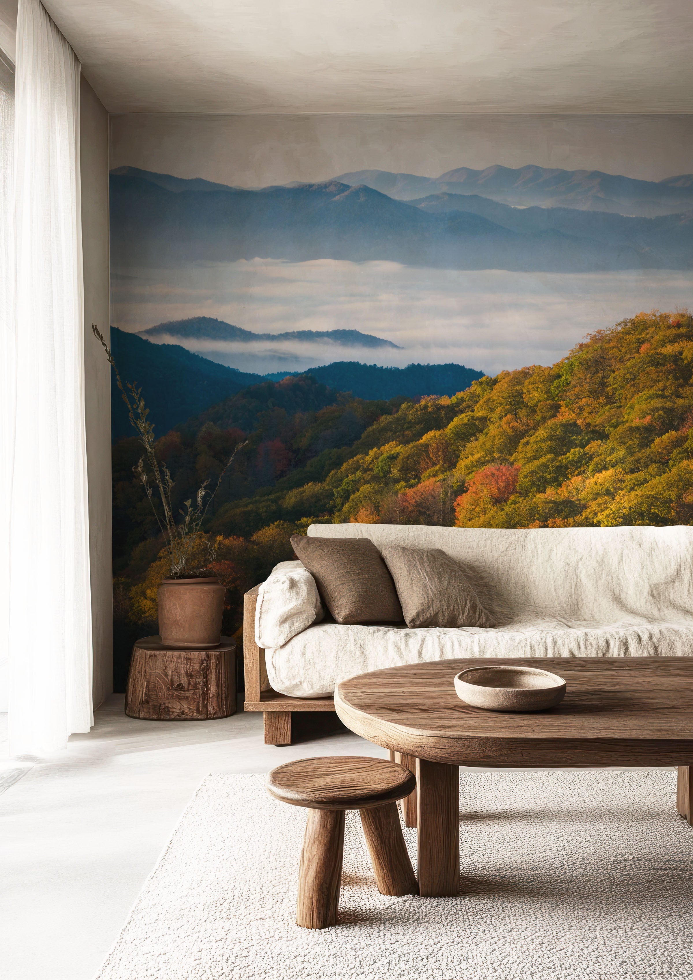 Fall colors in the Mountains Wall Mural