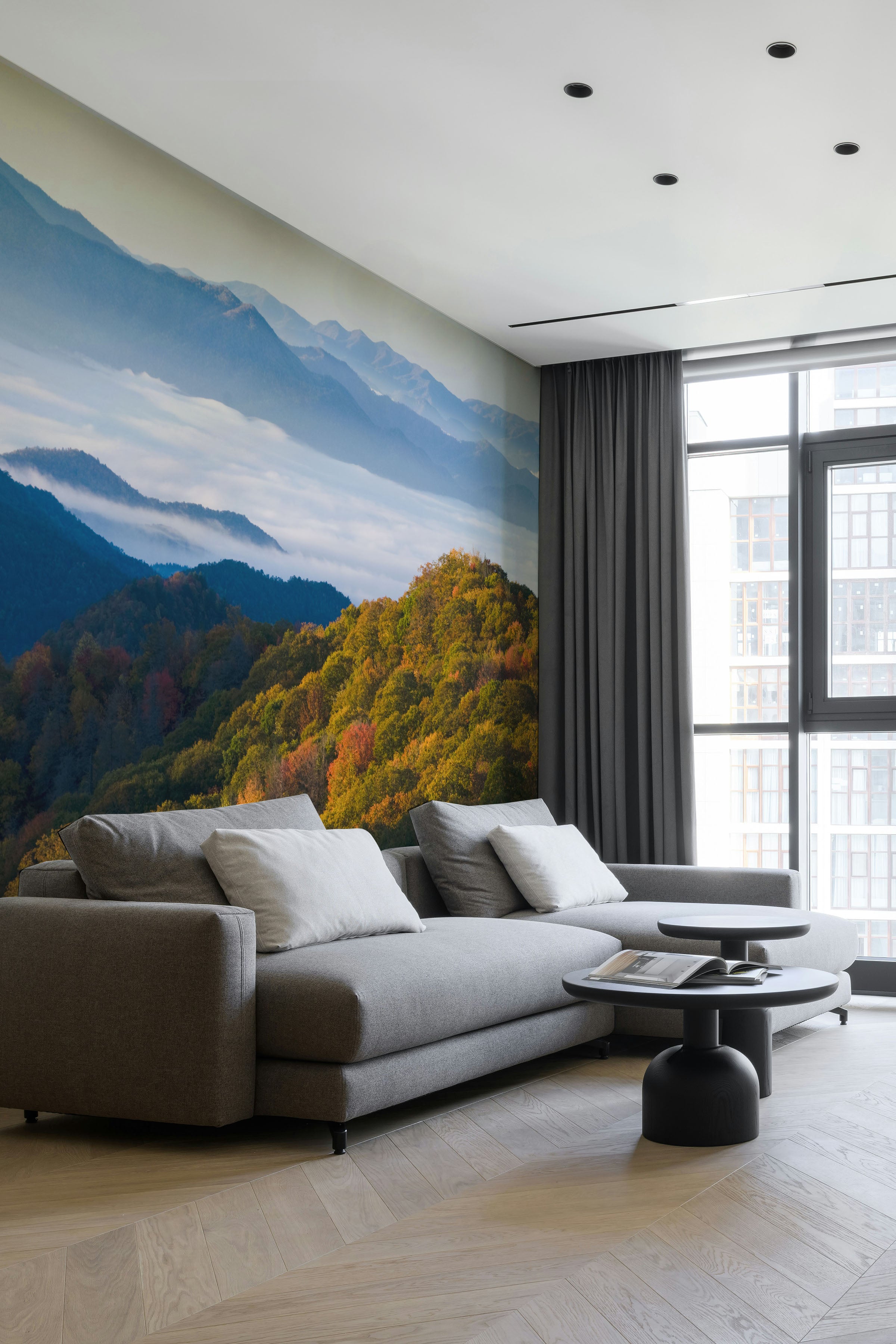 Fall colors in the Mountains Wall Mural