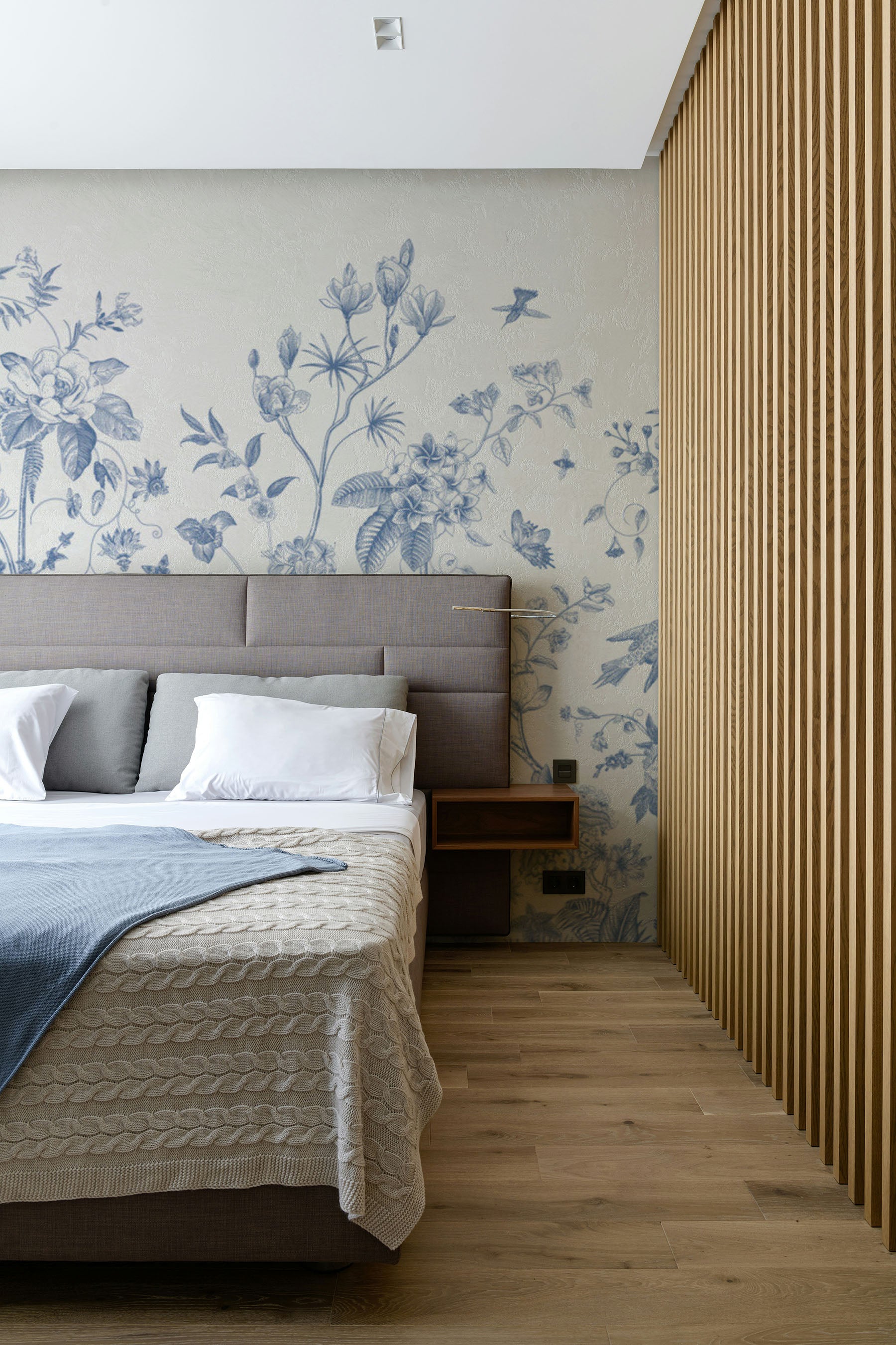 Blue Blossom Chinoiserie Wall Mural
