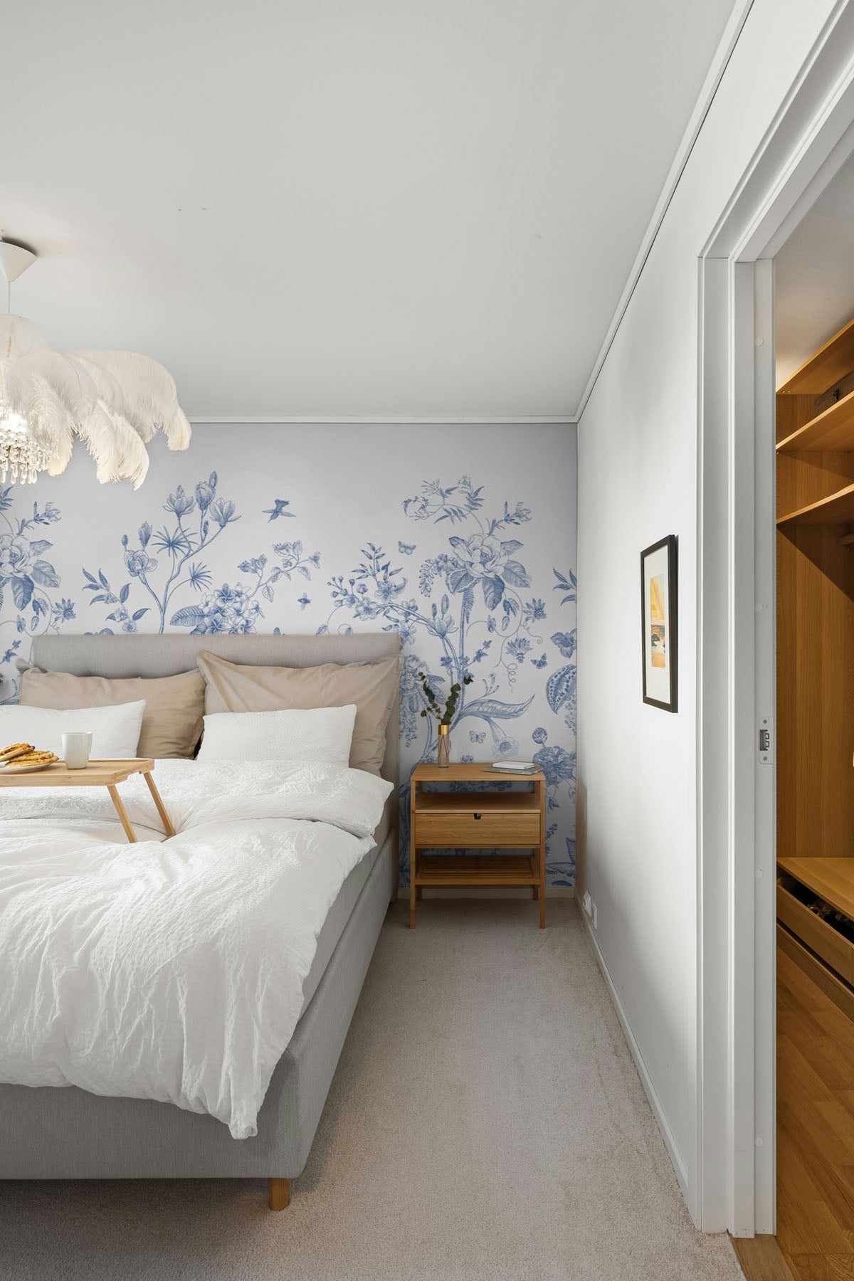 Blue Blossom Chinoiserie Wall Mural