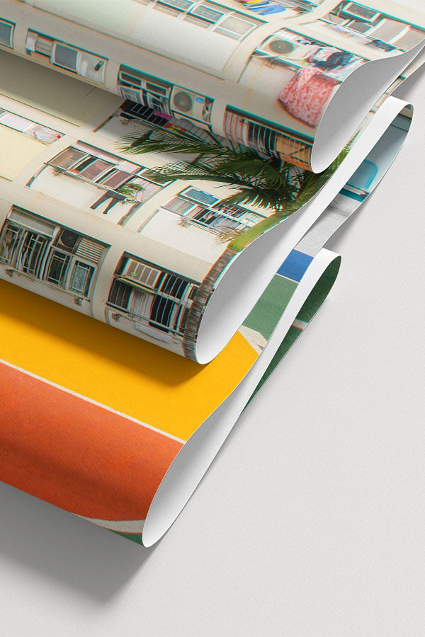 Colourful Basketball Court