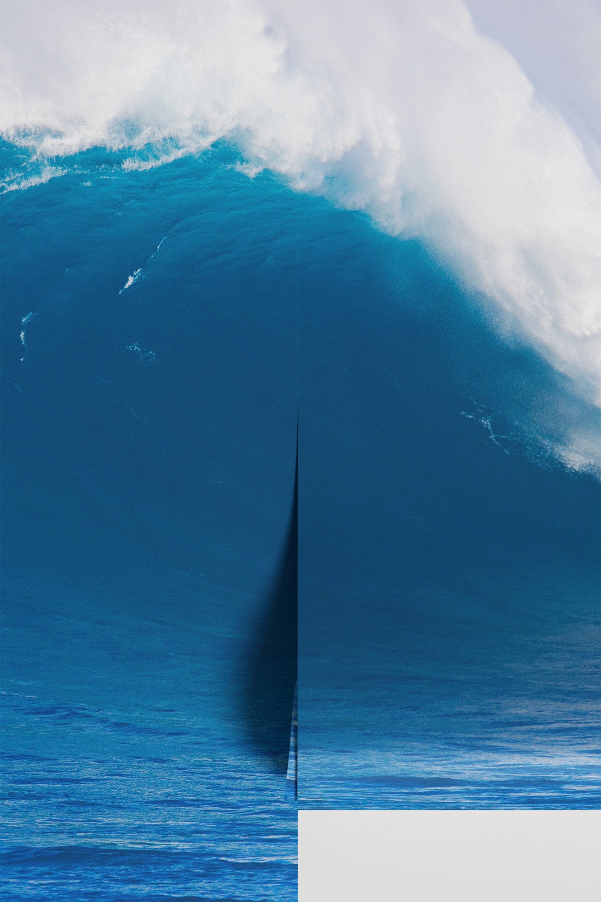 Deep Blue Wave Wall Mural