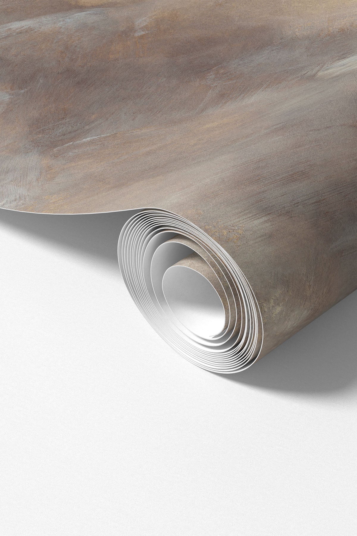 Abstract Sahara #2 wallpaper mural shown as a rolled panel