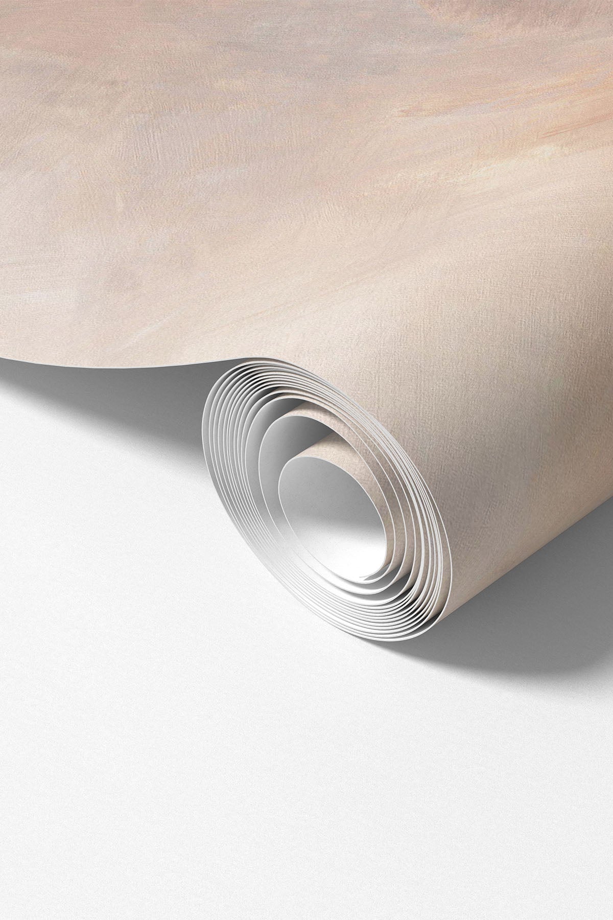 Abstract Provence wall mural shown as a rolled wallpaper roll