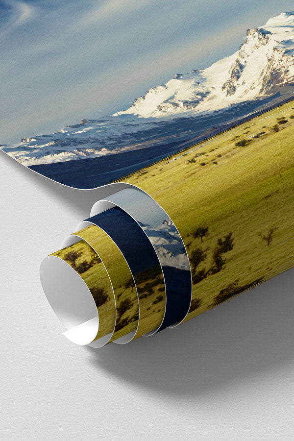 Road to the mountains Wall Mural