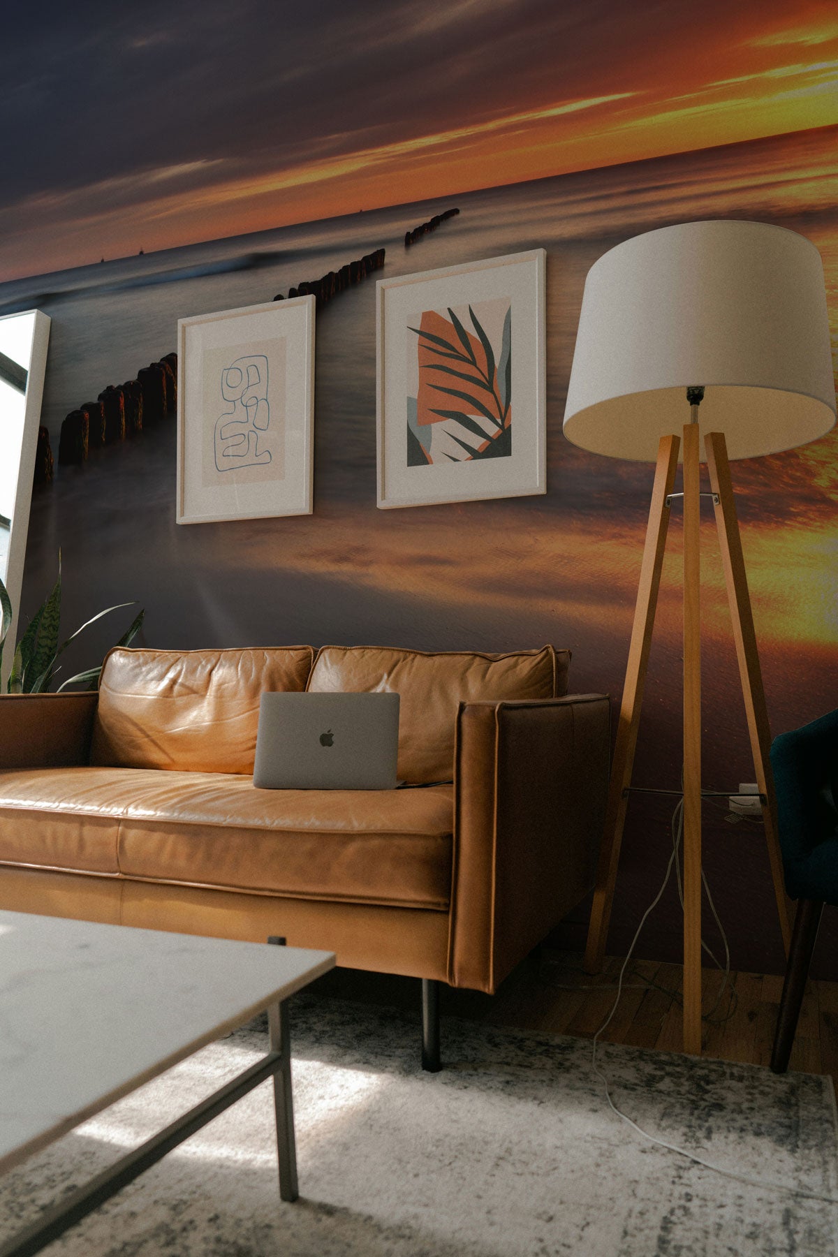 Beautiful sunrise Wall Mural