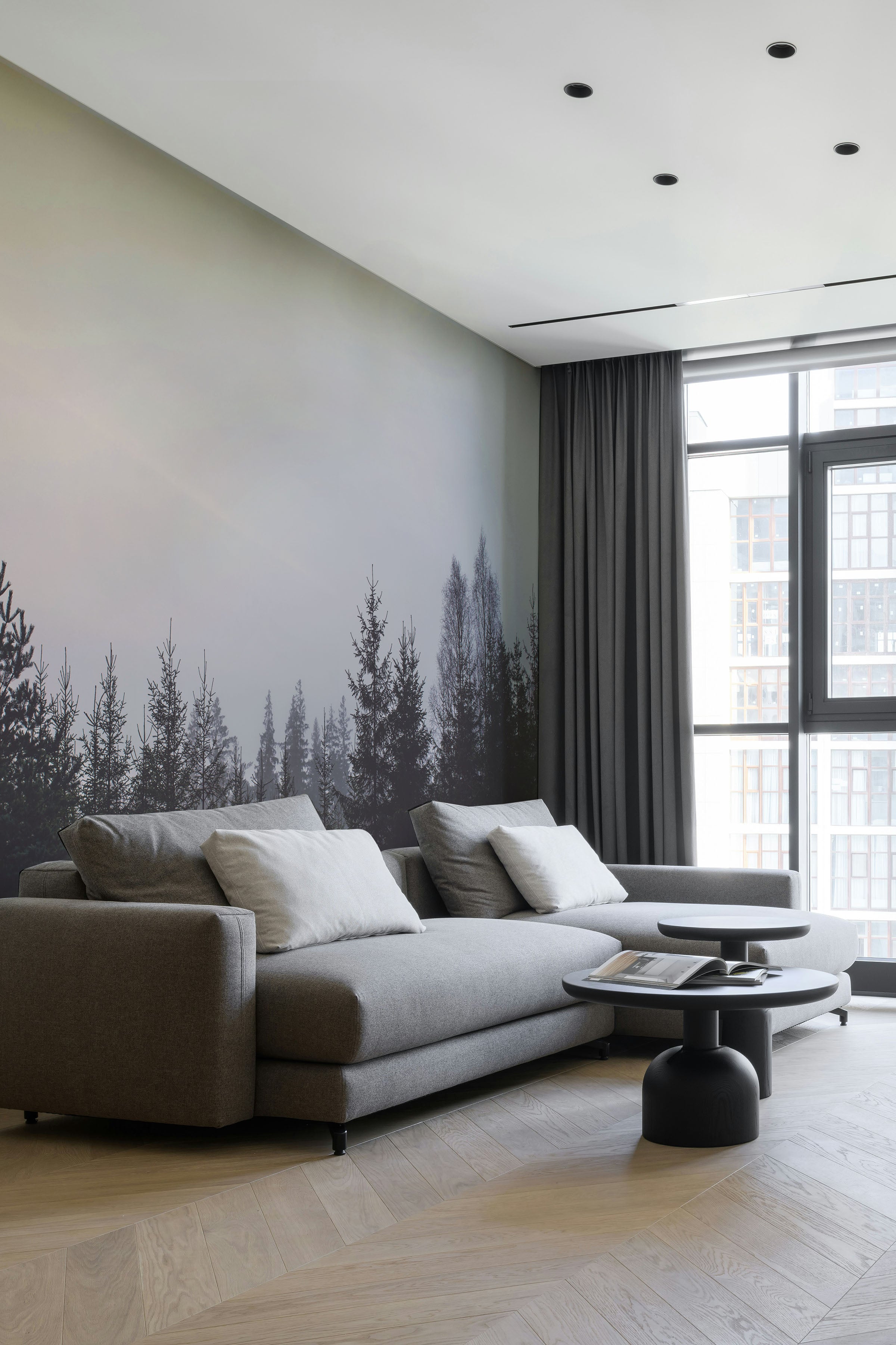 Forest Tree Line Wall Mural