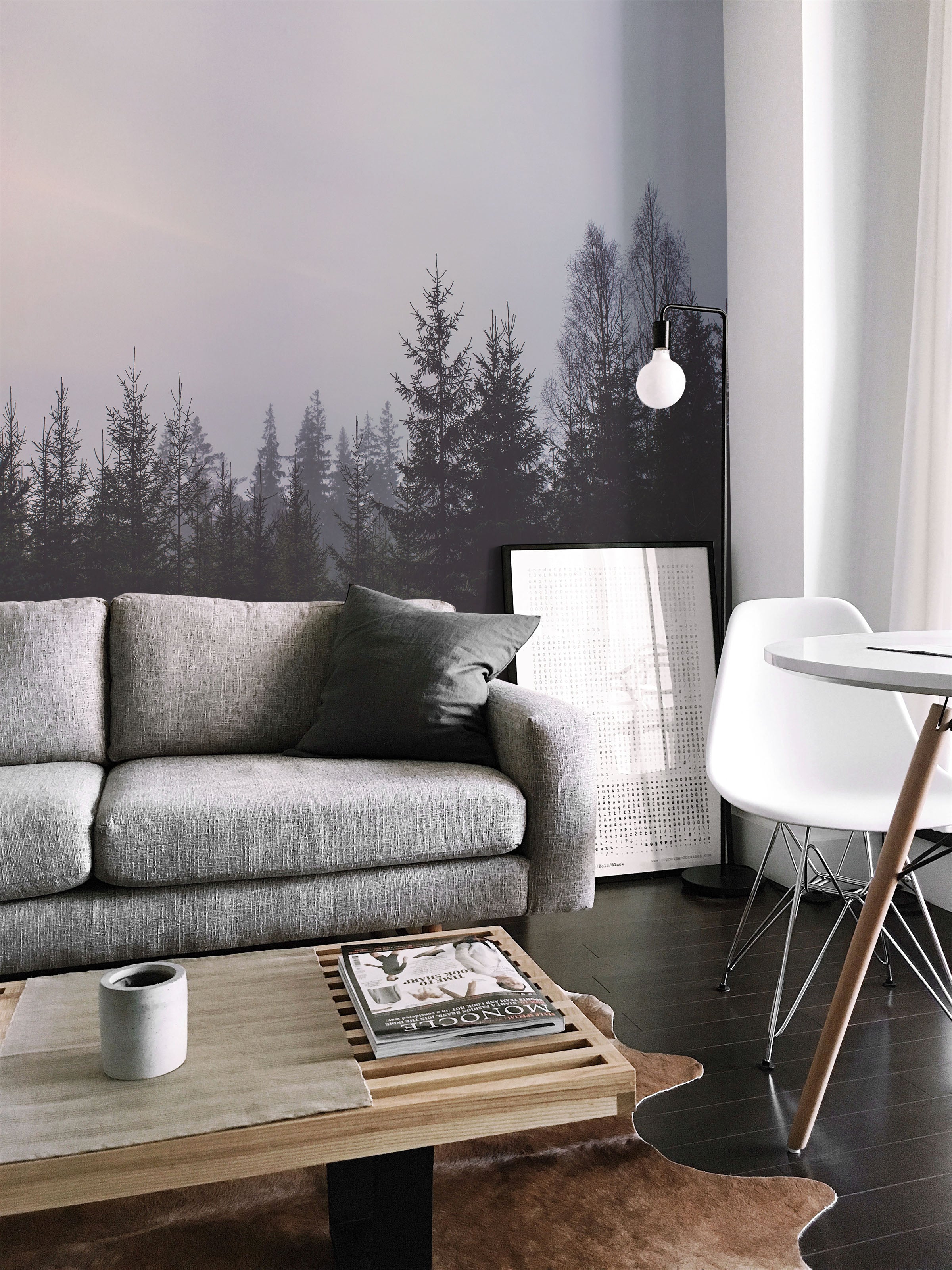Forest Tree Line Wall Mural