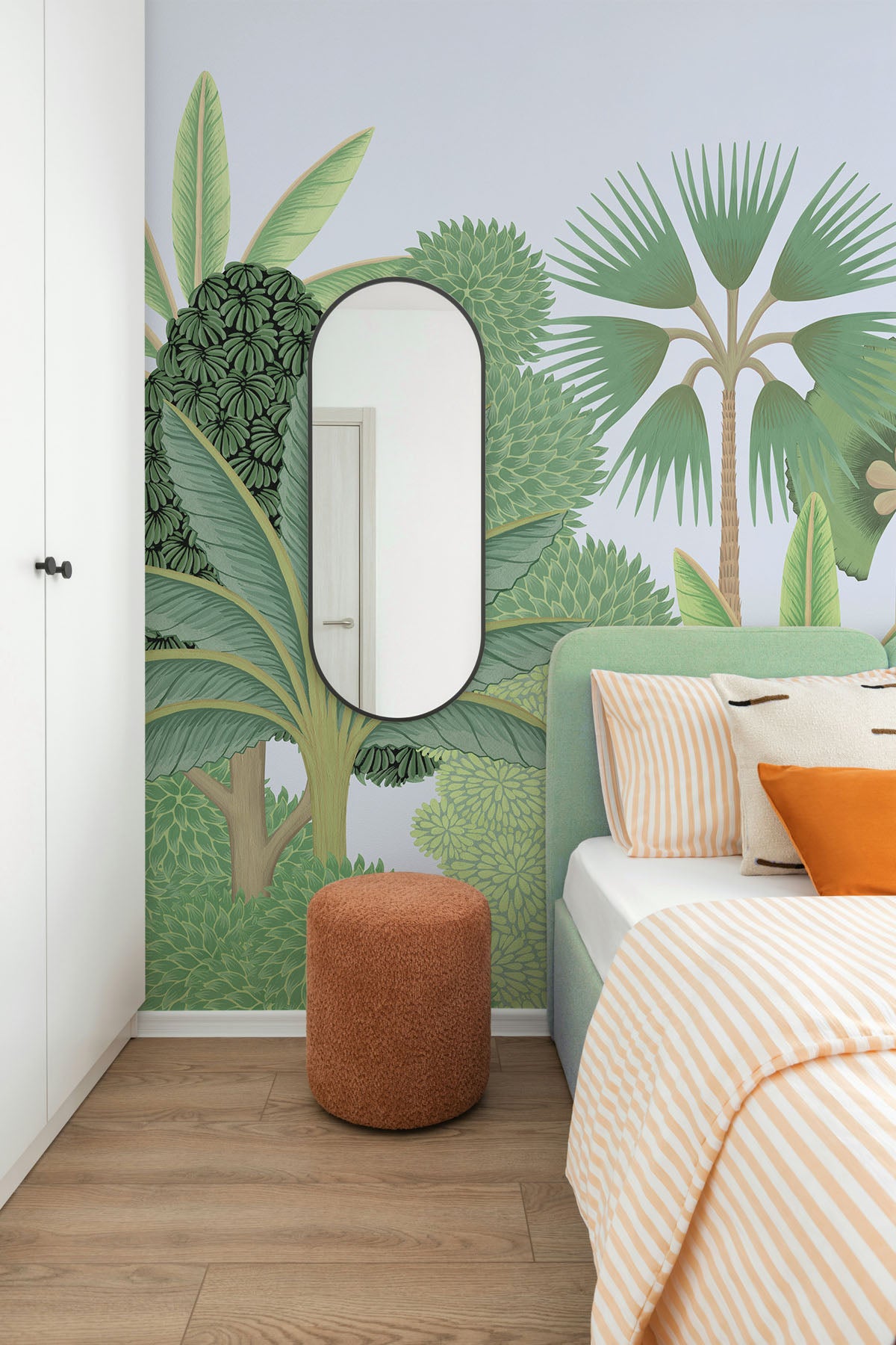 Mughal Gouache Jungle Wall Mural