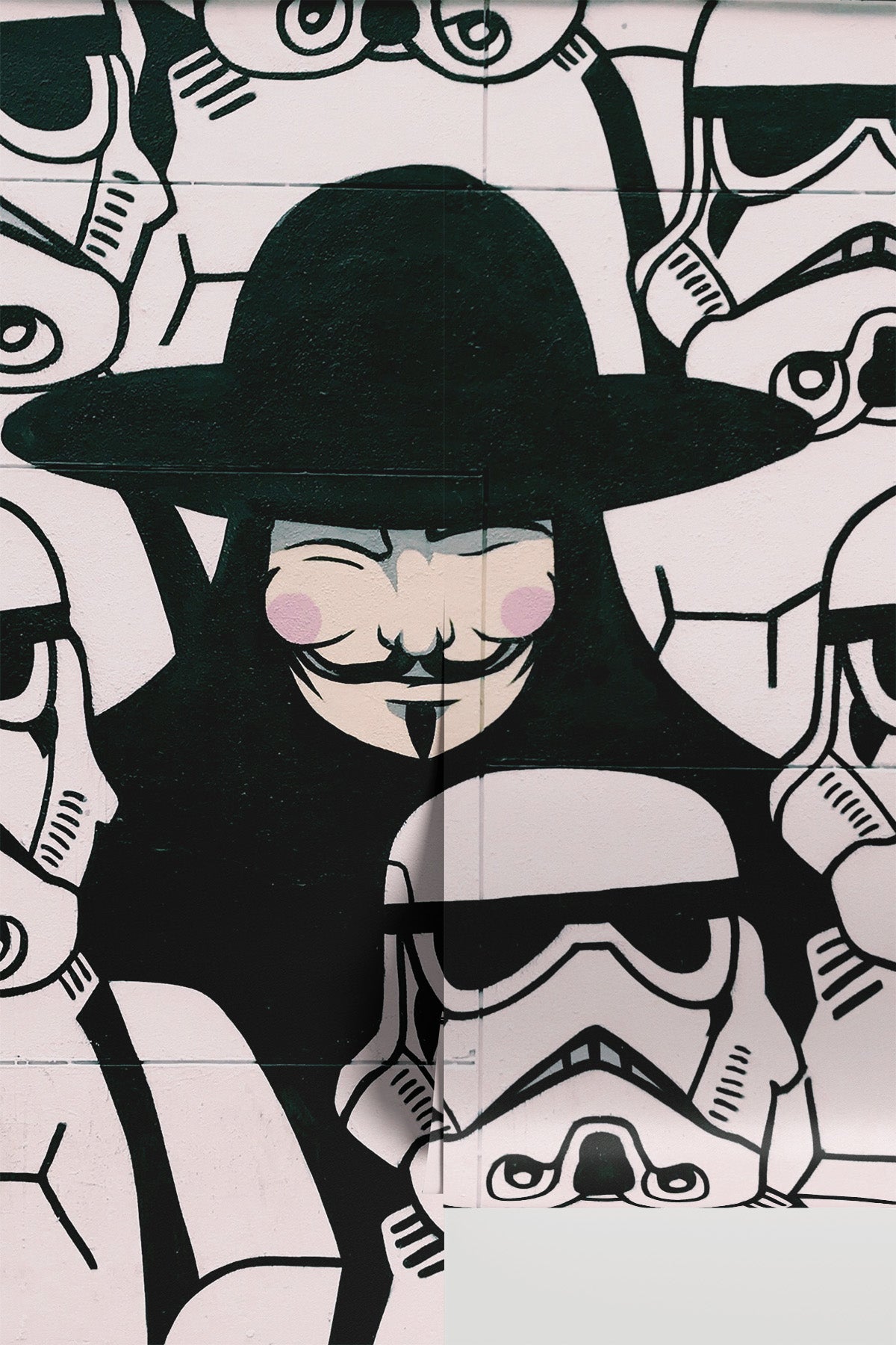 Vendetta Mask Graffiti