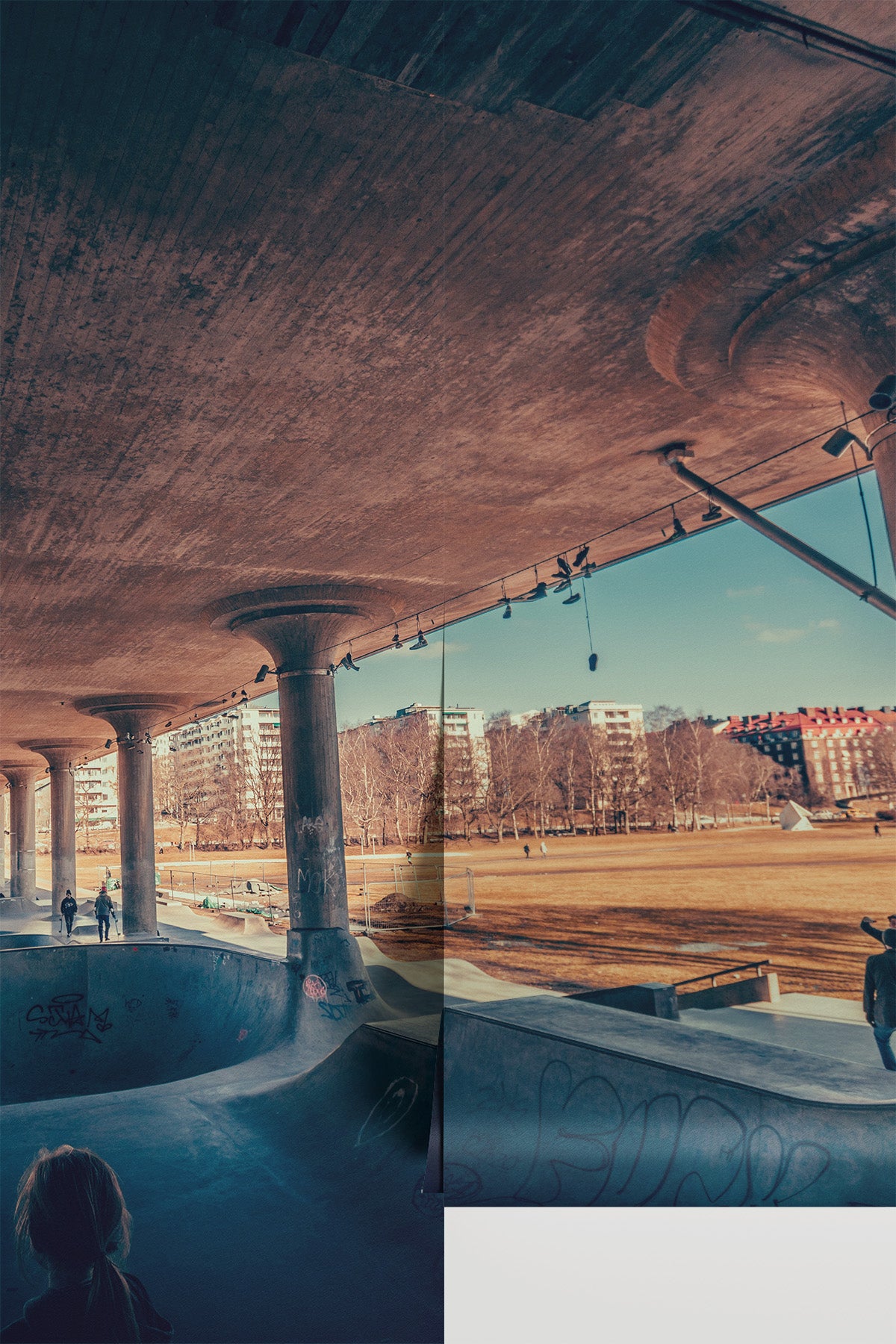Stockholm Skate Park Wall Mural