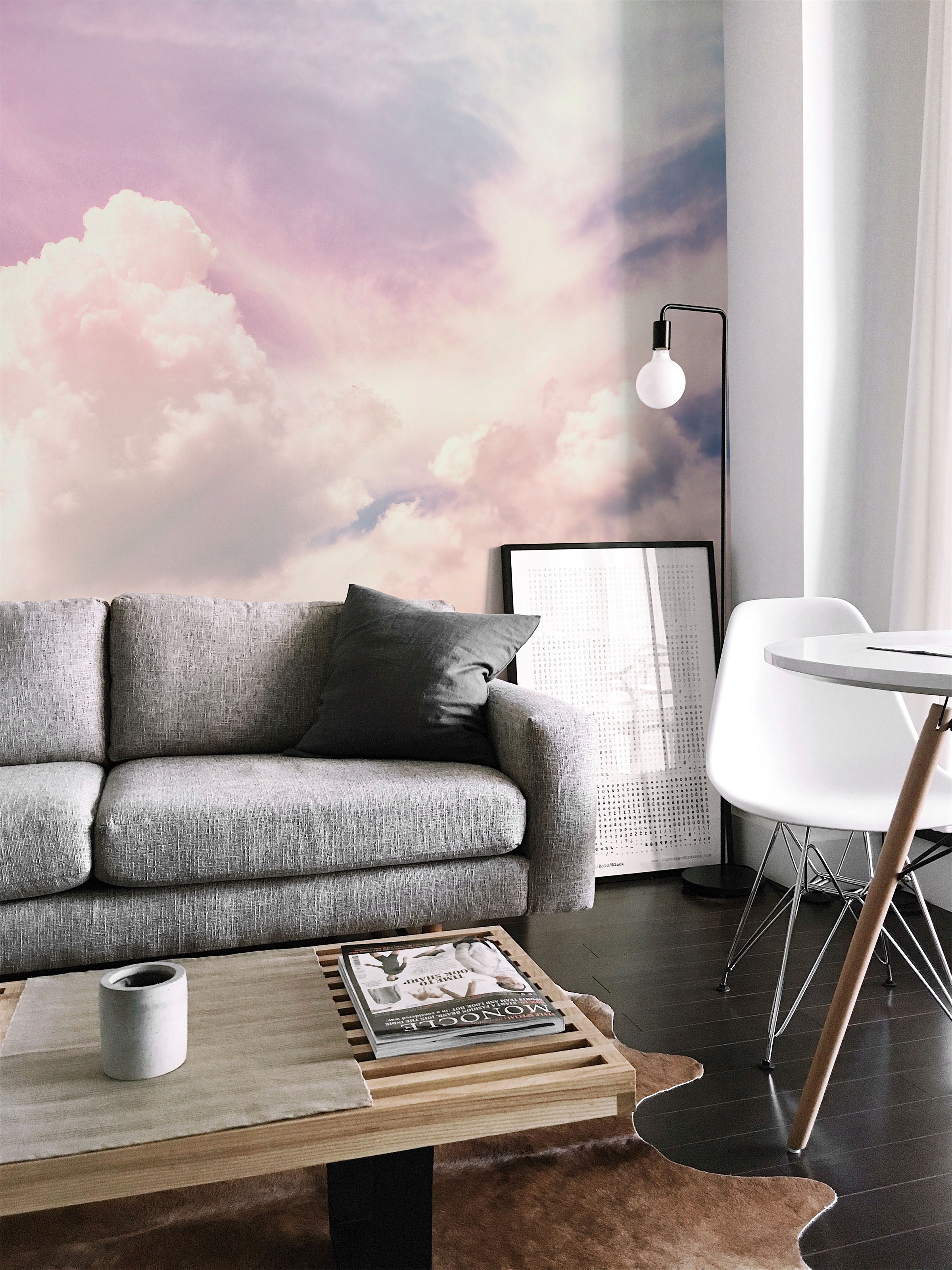 Pink Clouds Wall Mural