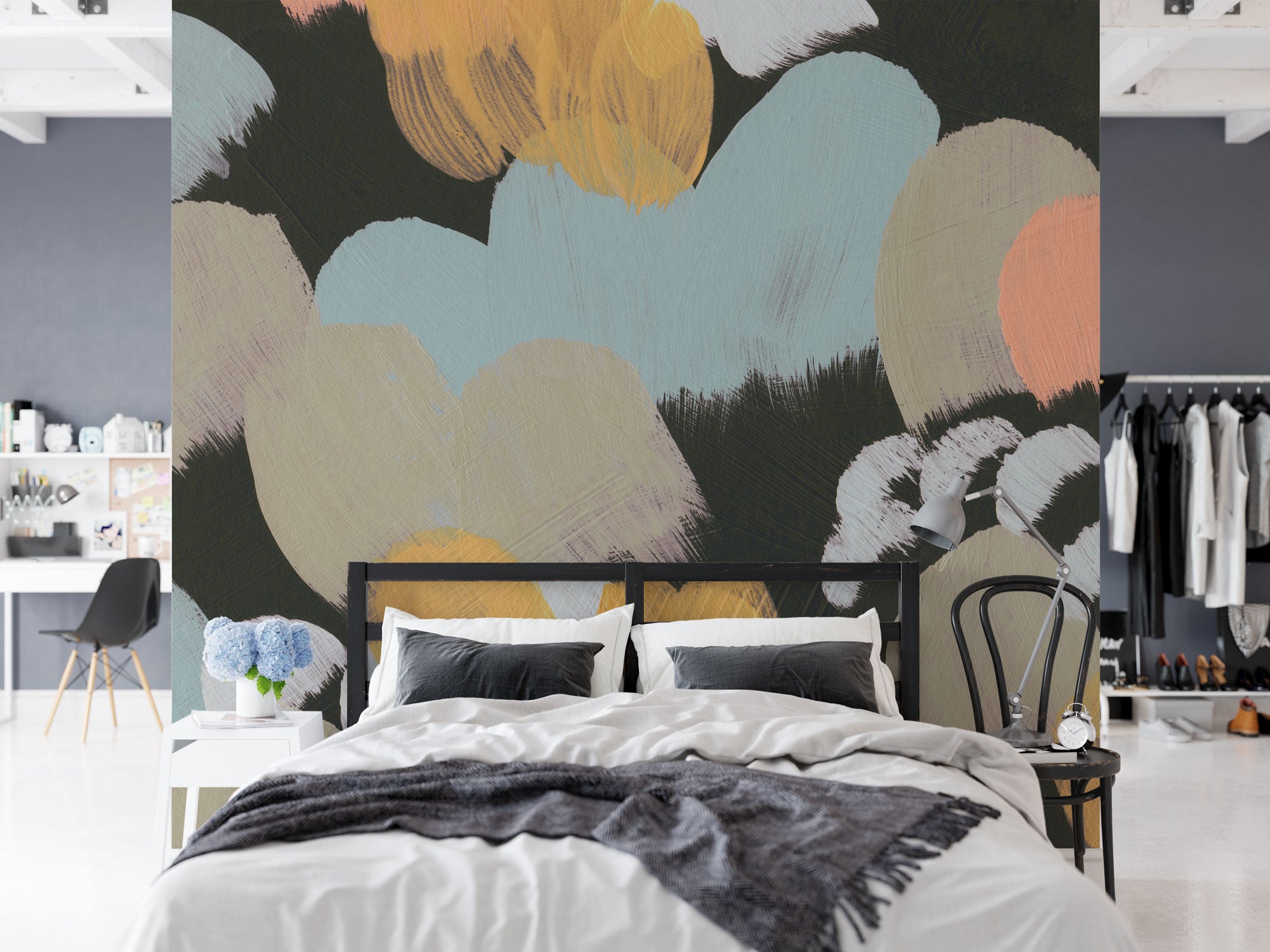 Abstract Petal Dance 2 Wall Mural