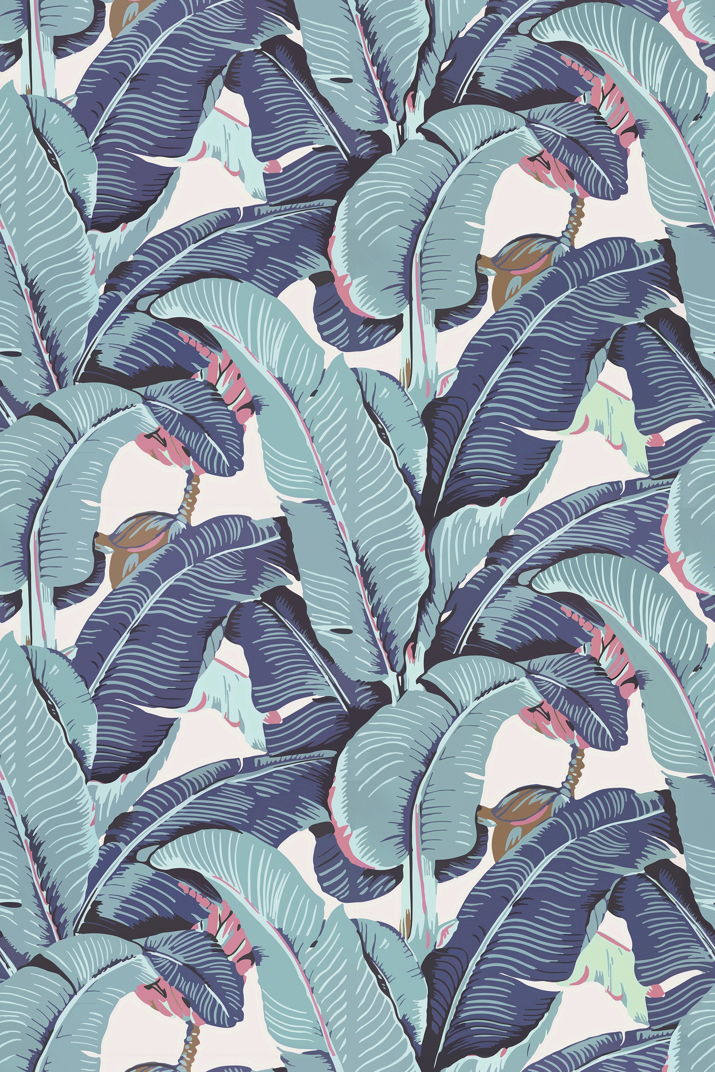 Beverly Hills Blue Wallpaper - Eazywallz