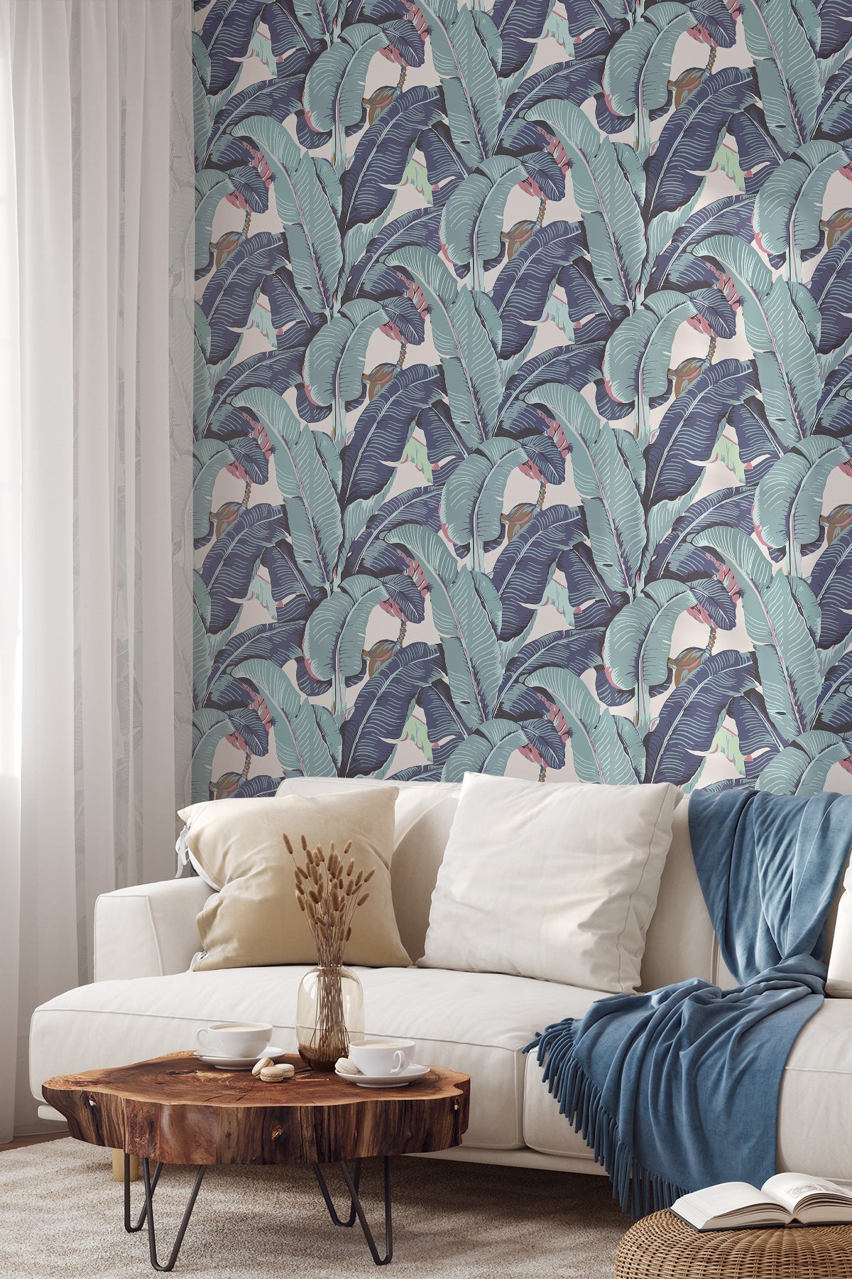 Beverly Hills Blue Wallpaper - Eazywallz