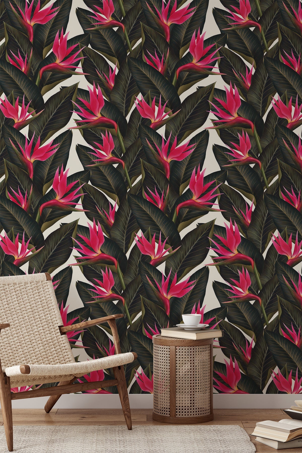 Birds of Paradise / Fuchsia