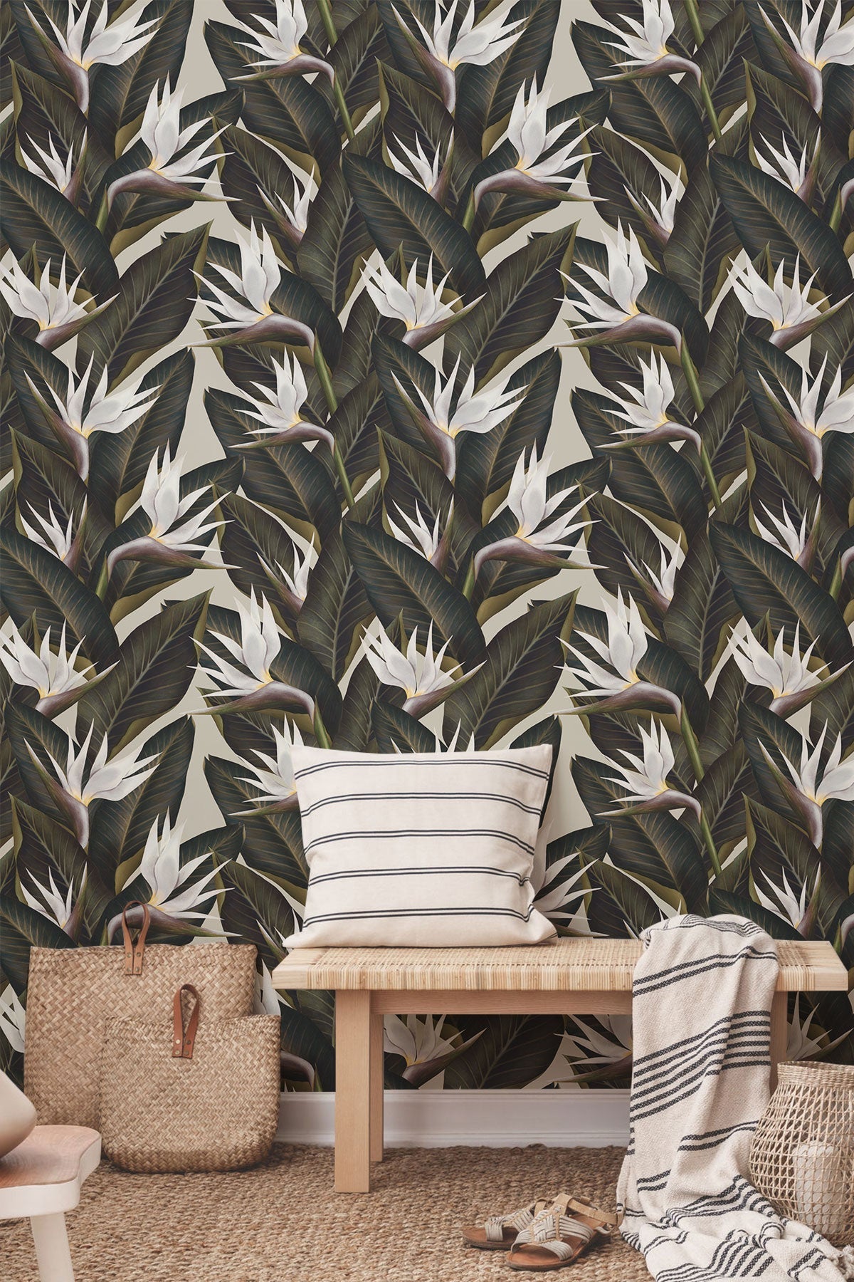 Birds of Paradise / White