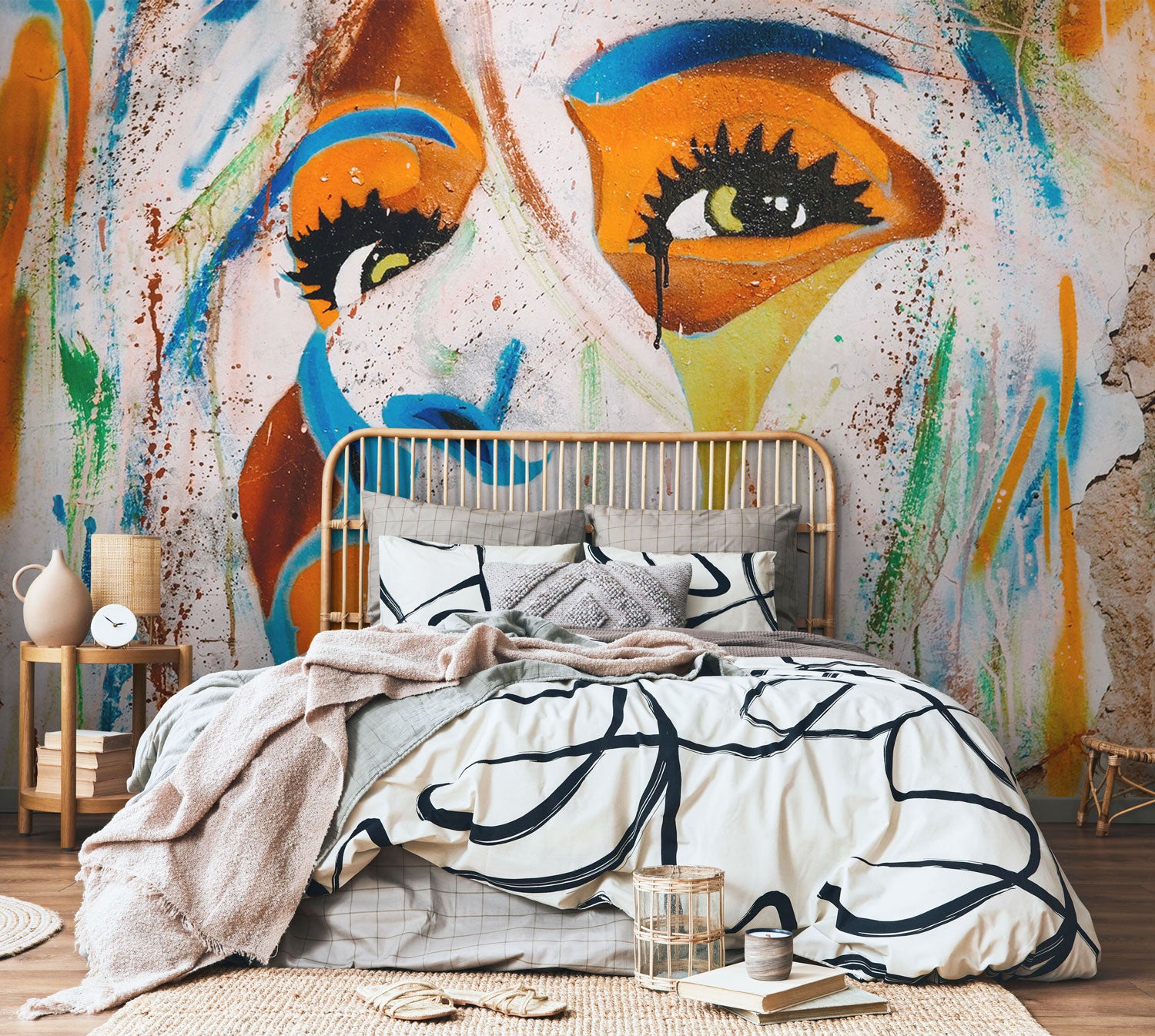 Femme Fatale Graffiti Wall Mural – Eazywallz