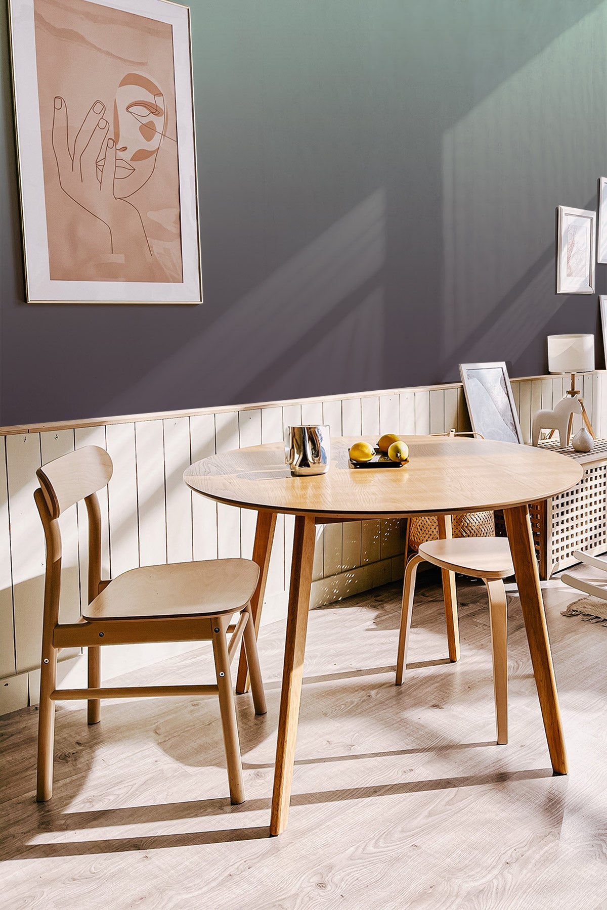 Cosmic Dust Wallpaper showcased in a room