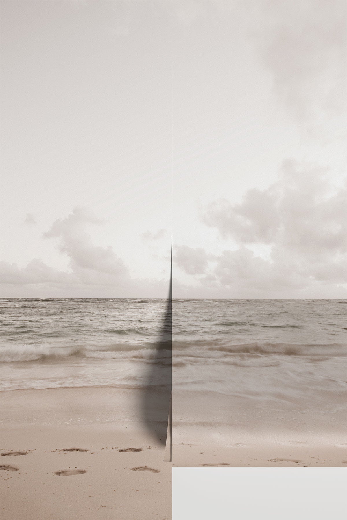 Vintage Tropical Beach Wall Mural