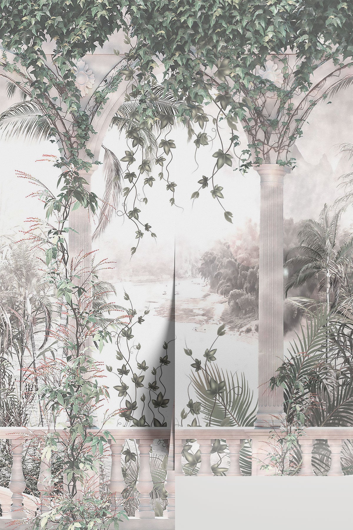 Tropical Garden Wall Mural