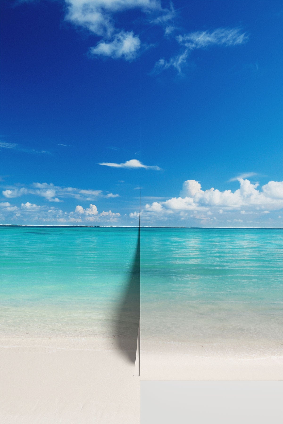 White Sand Beach Wall Mural