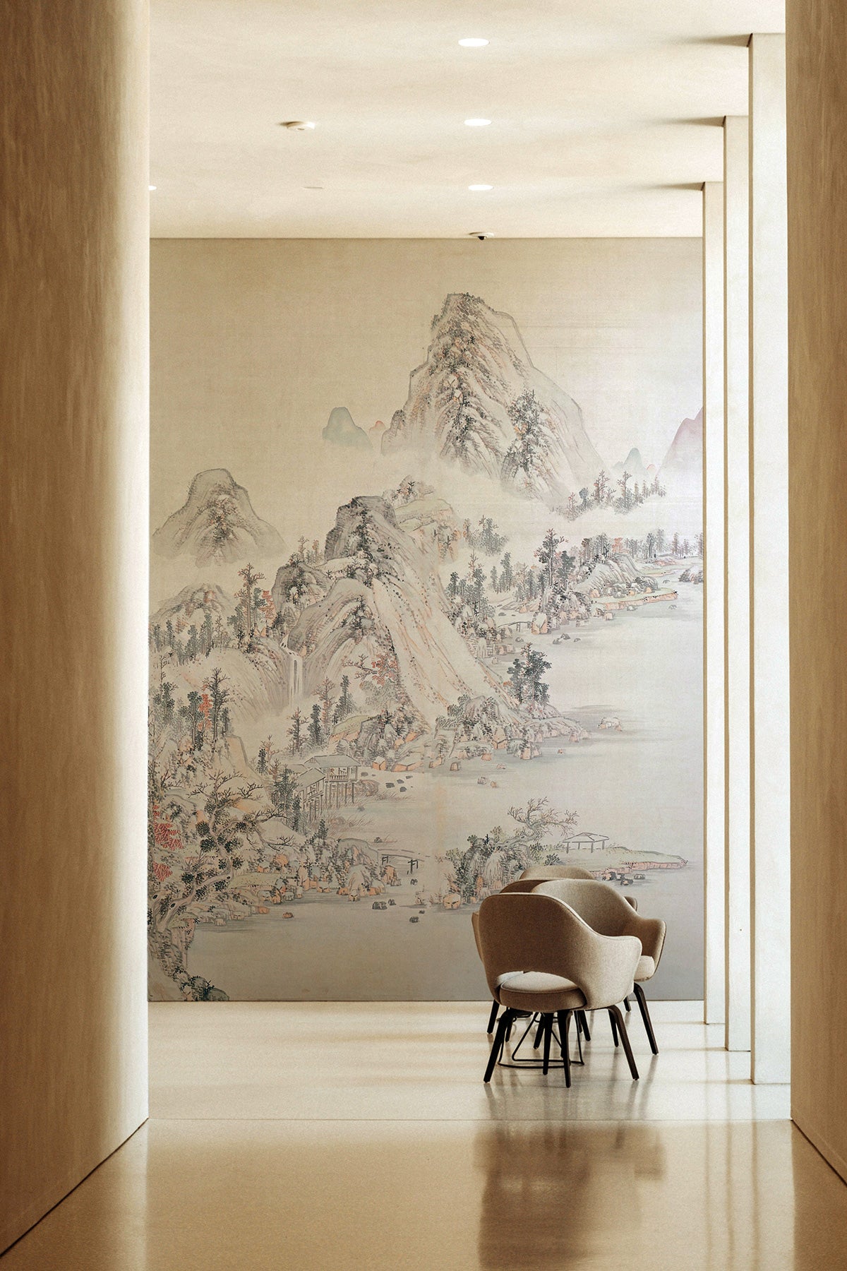 Vintage Japanese Autumn Landscape