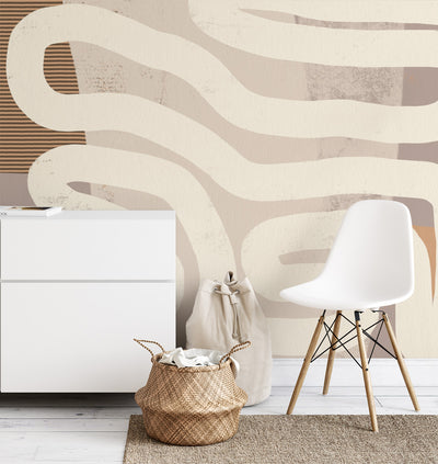 Rhapsody Abstract Impression Wall Mural