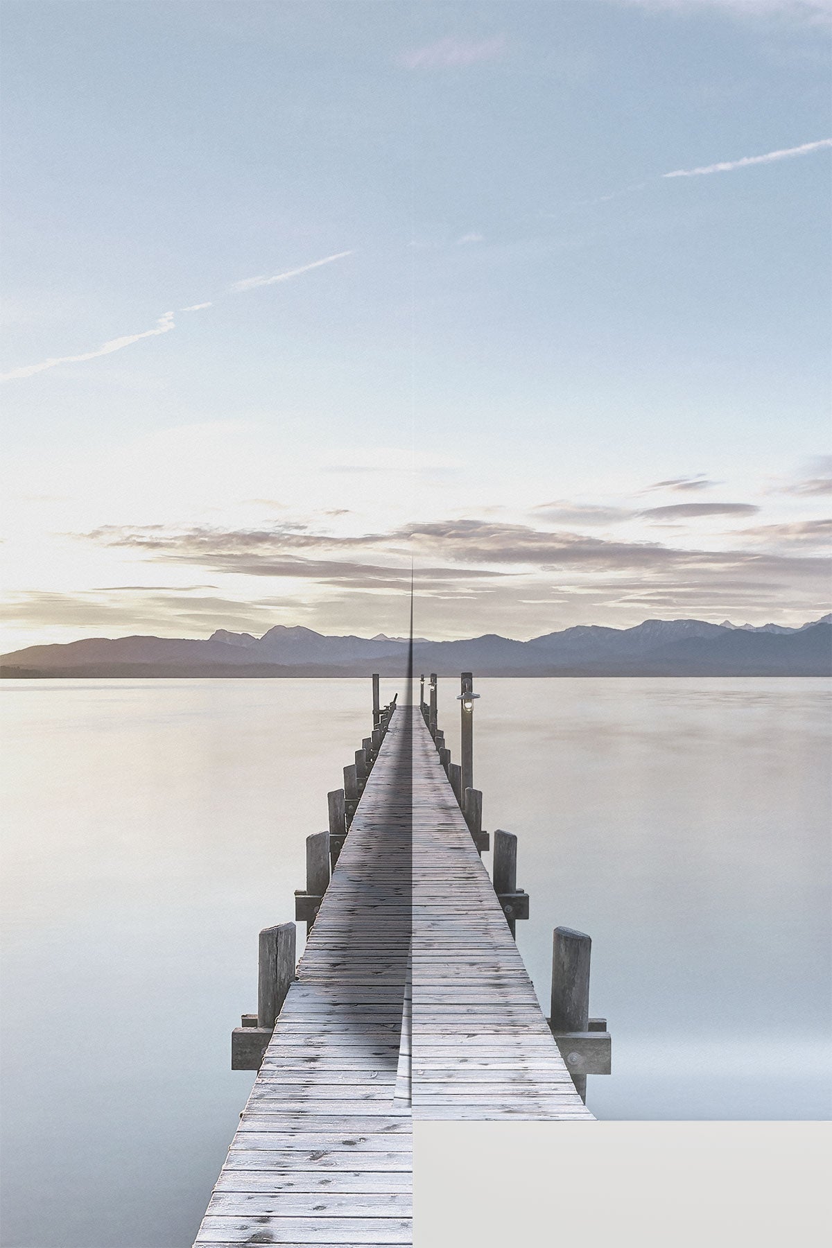 Serene Lakeside Dock