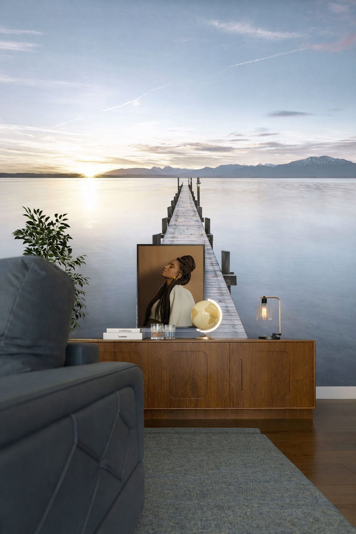 Serene Lakeside Dock