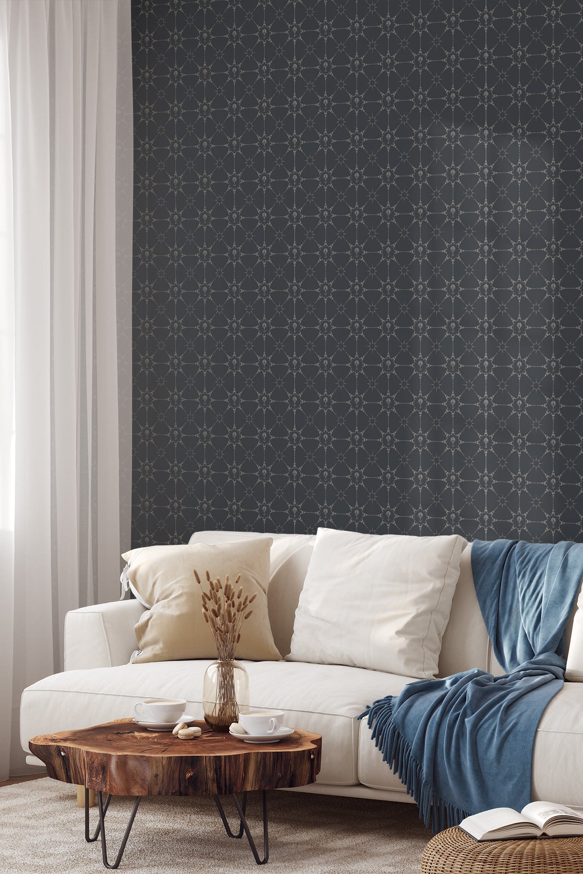 Eiffel Tower Stars / Navy